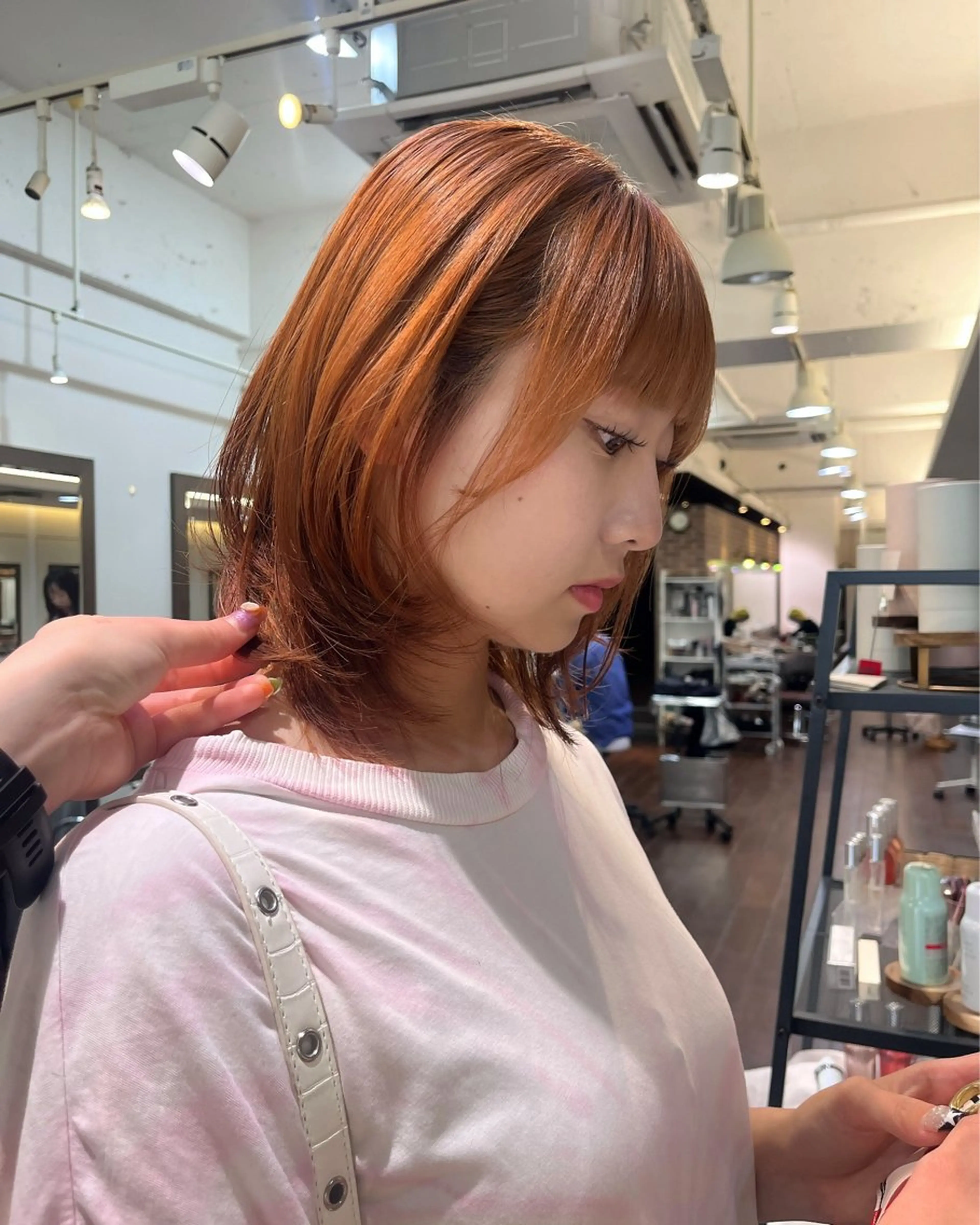ロング 酸性ストレート 🤍🎀honokaのヘアスタイル