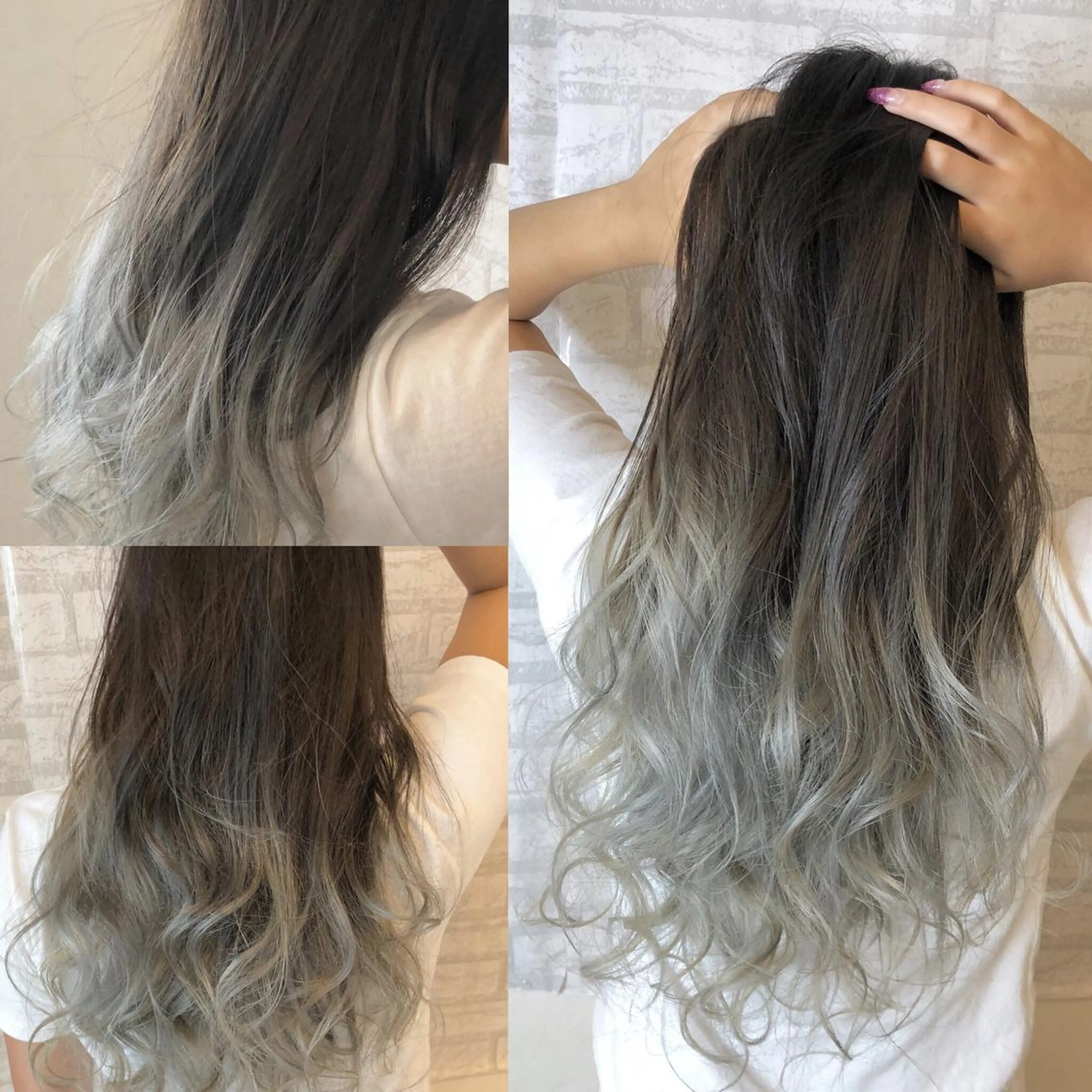 ミディアム カラー カット ヘアカラー トリートメント JIL BLAN 京都のヘアスタイル