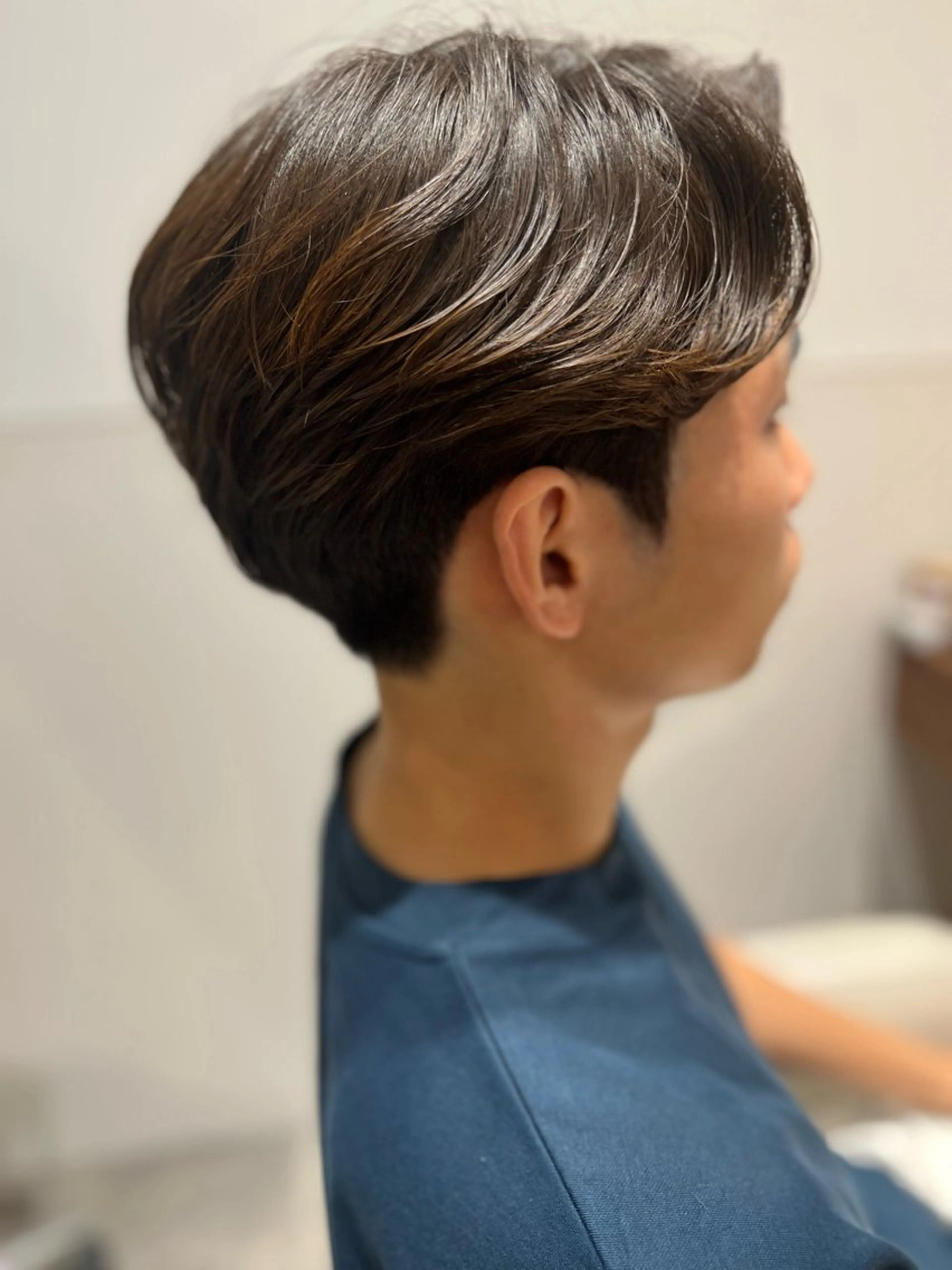 毛流れパーマ+デザインカット¥9900の写真