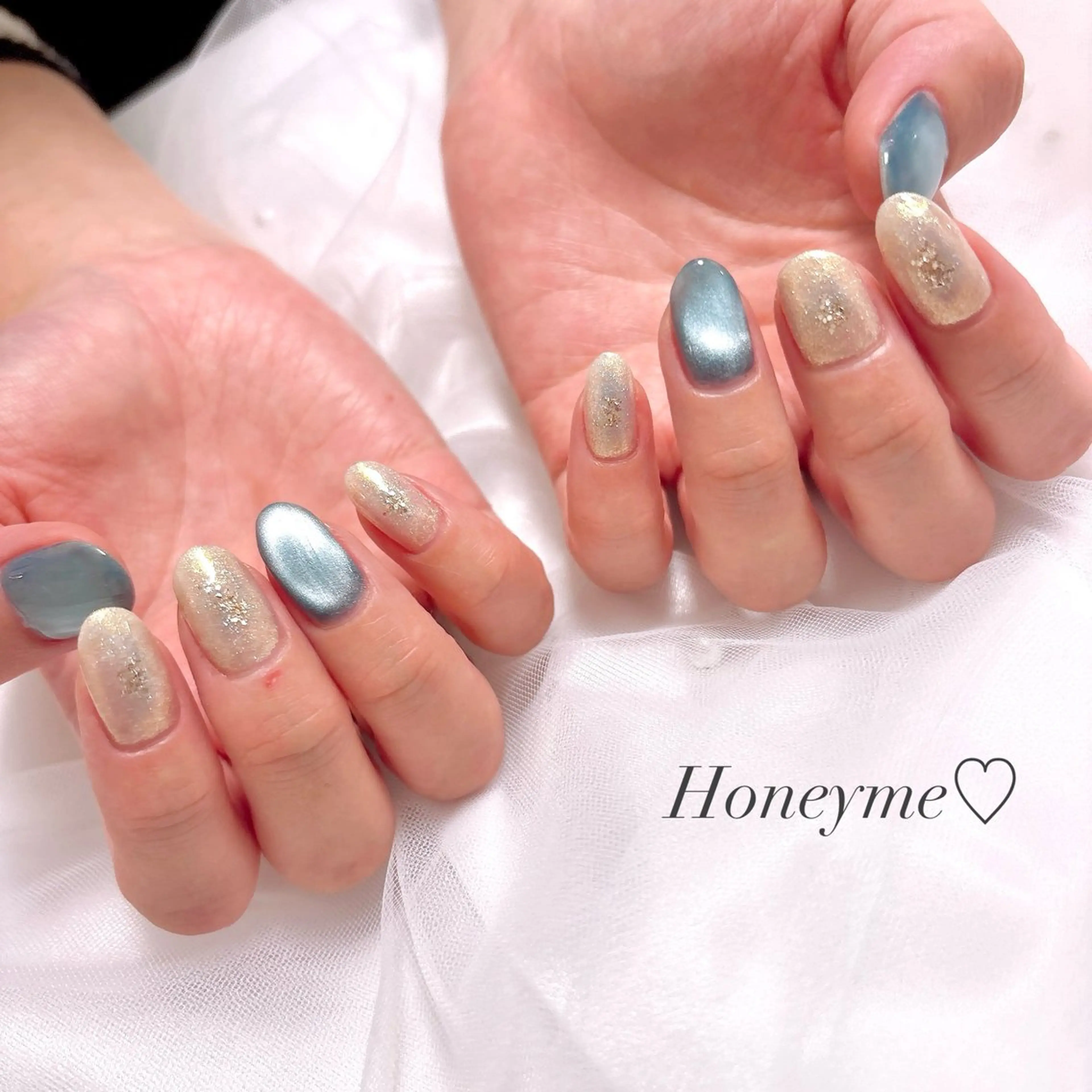 ネイル ハンドネイル nailsalon Honeyme所属・Honey me ❁⃘*.゚のネイルデザイン