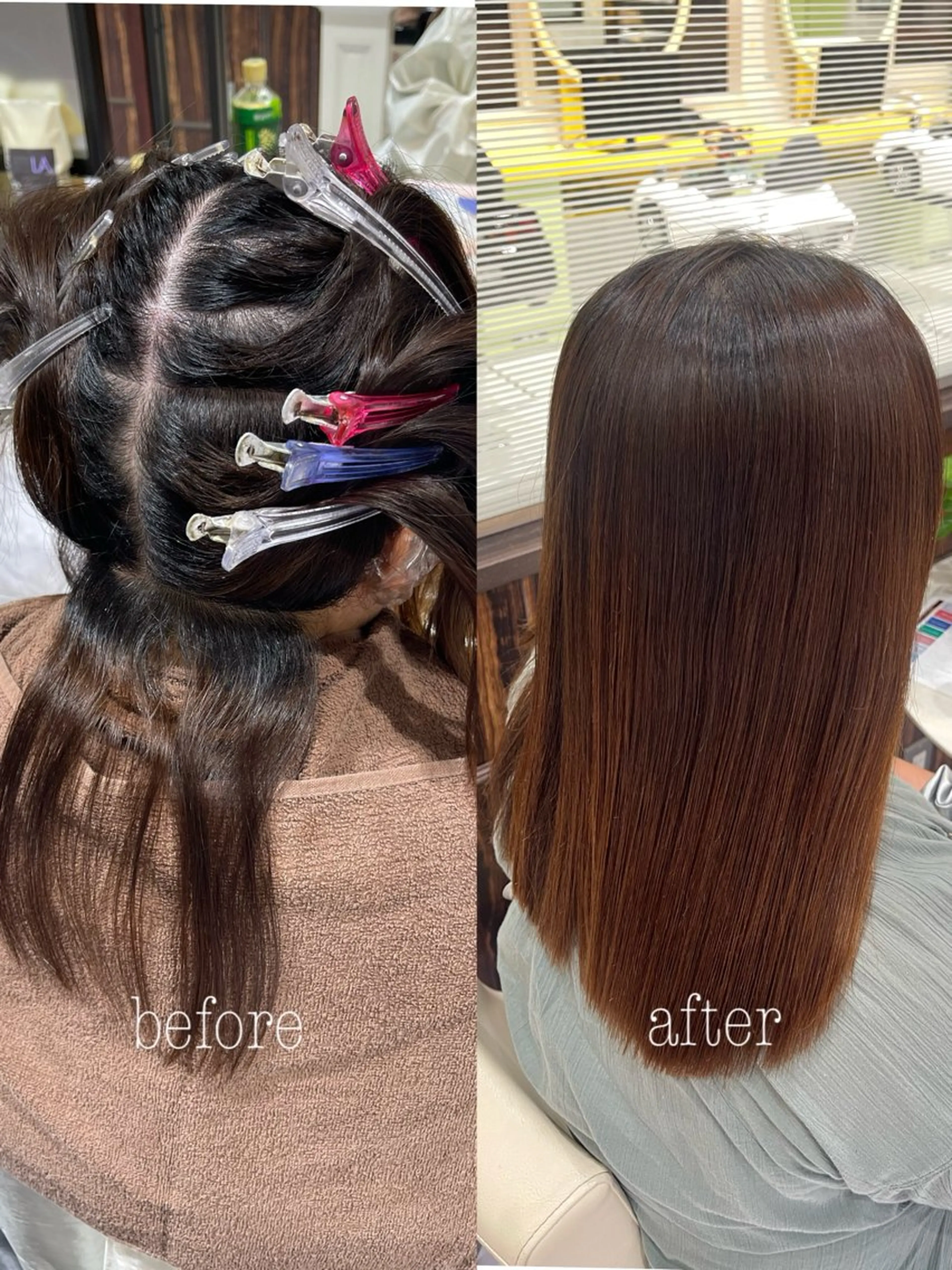 セミロング 縮毛矯正 縮毛矯正 ZENKO立川高島屋店所属・森田 明日香のヘアスタイル