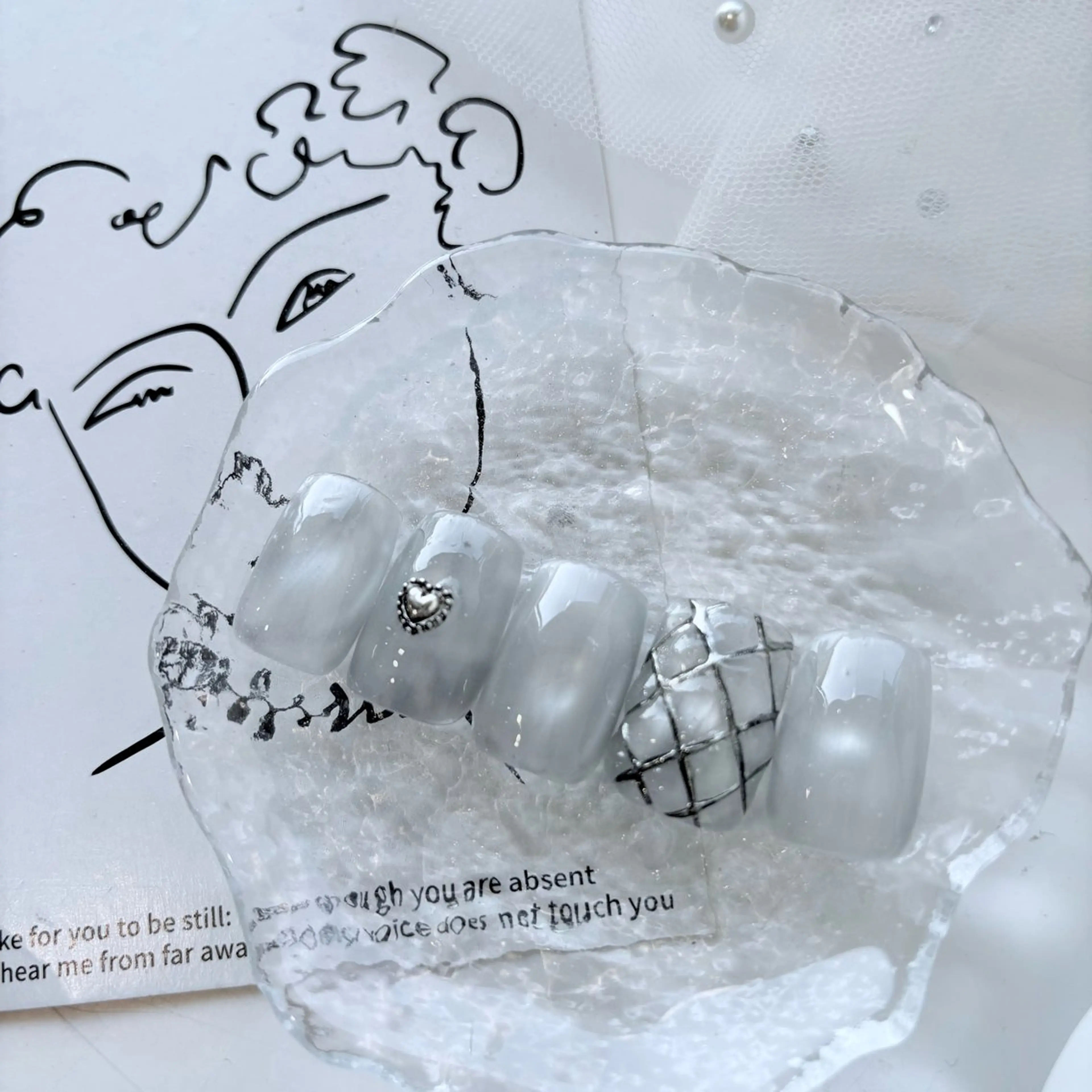 ネイル ニュアンスネイル ストーンネイル vante_ aimiのネイルデザイン