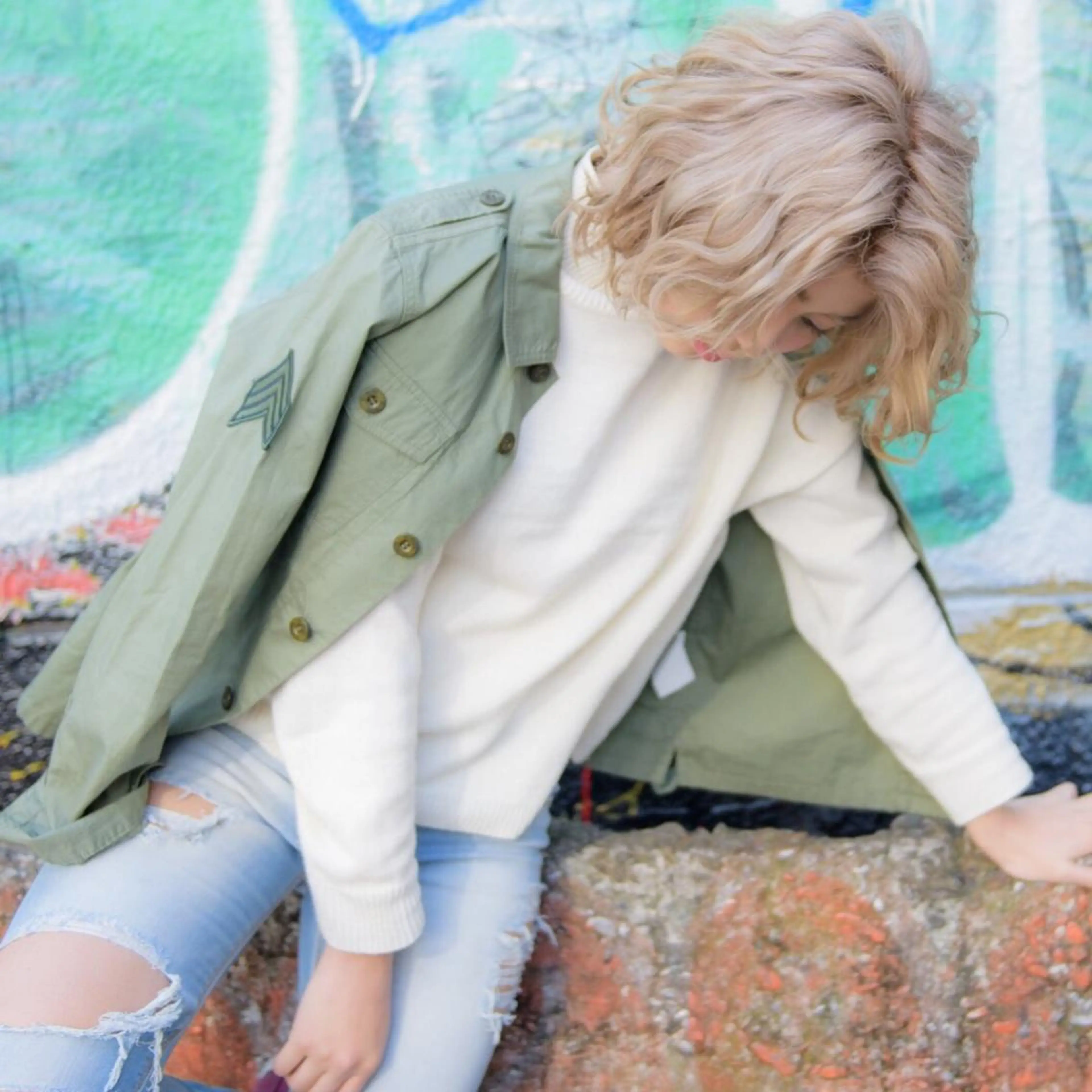 ミディアム カラー ヘアカラー トリートメント Lull (シェアサロンReco VIProom)所属・Lull1人美容室 バレイヤージュのヘアスタイル