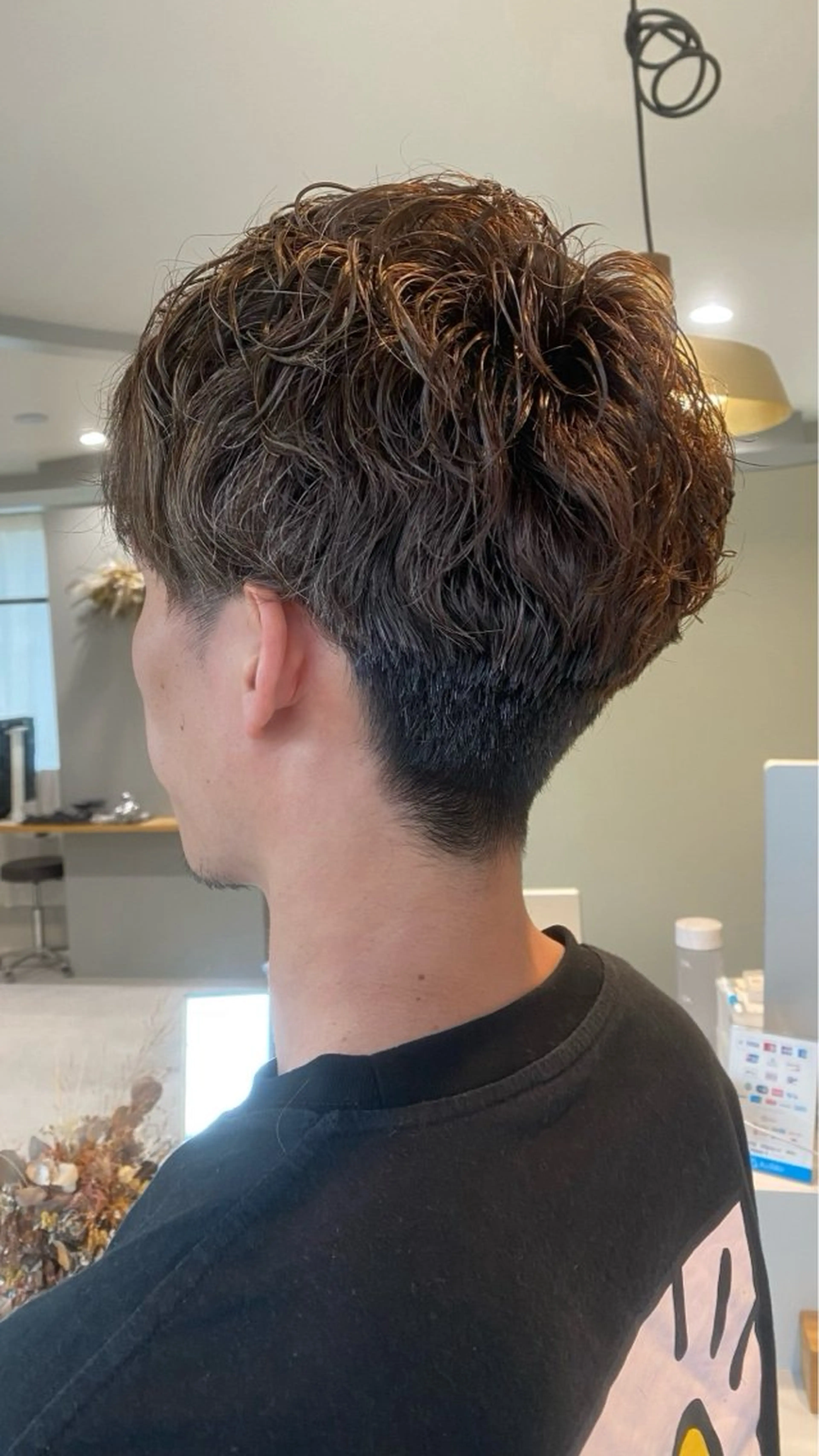 パーマ メンズ カット パーマ aimee 北垣 愛夏のヘアスタイル
