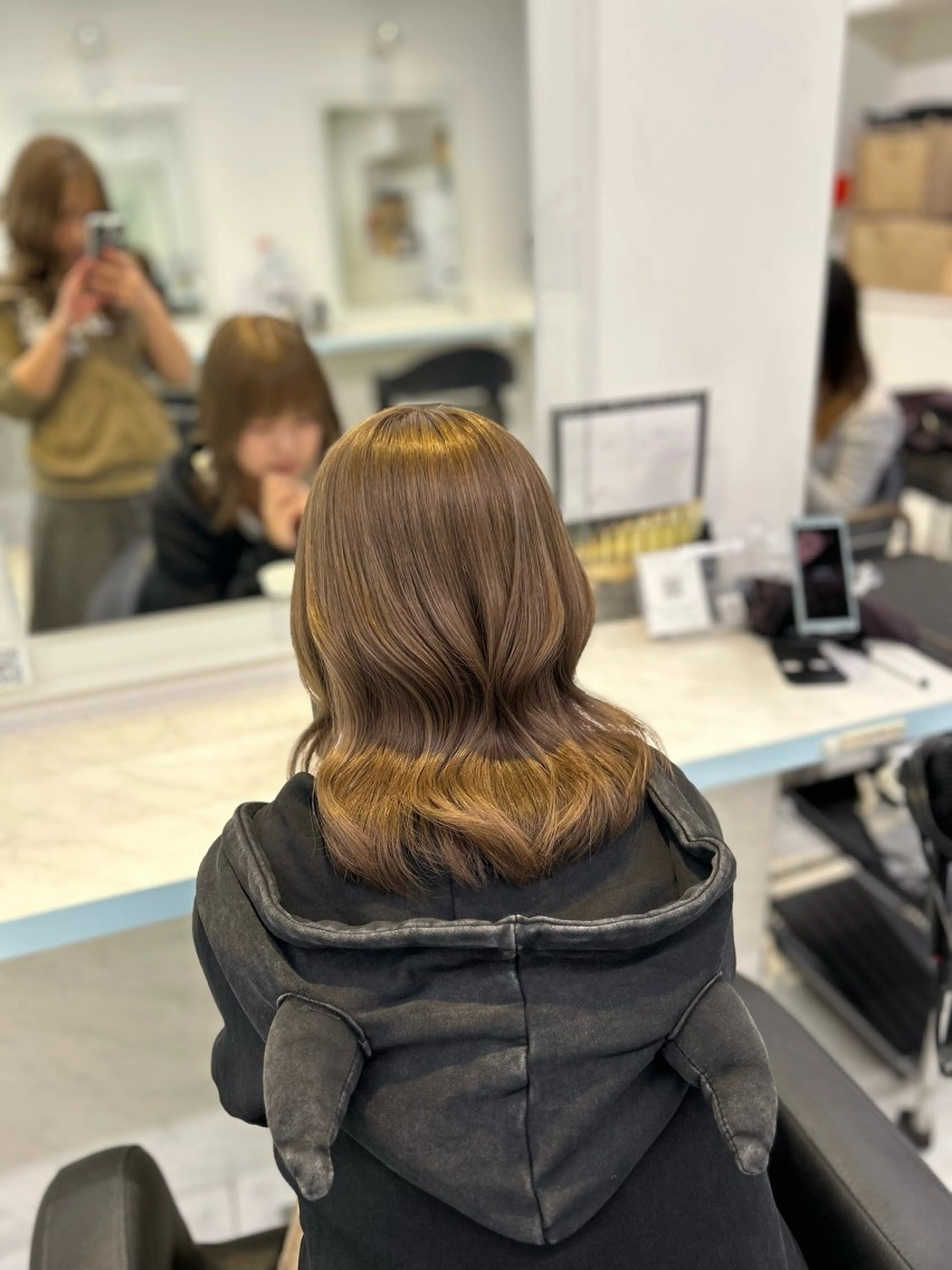 カラー ヘアカラー トリートメント 韓国うる艶ベージュ 🤎まなかのヘアスタイル