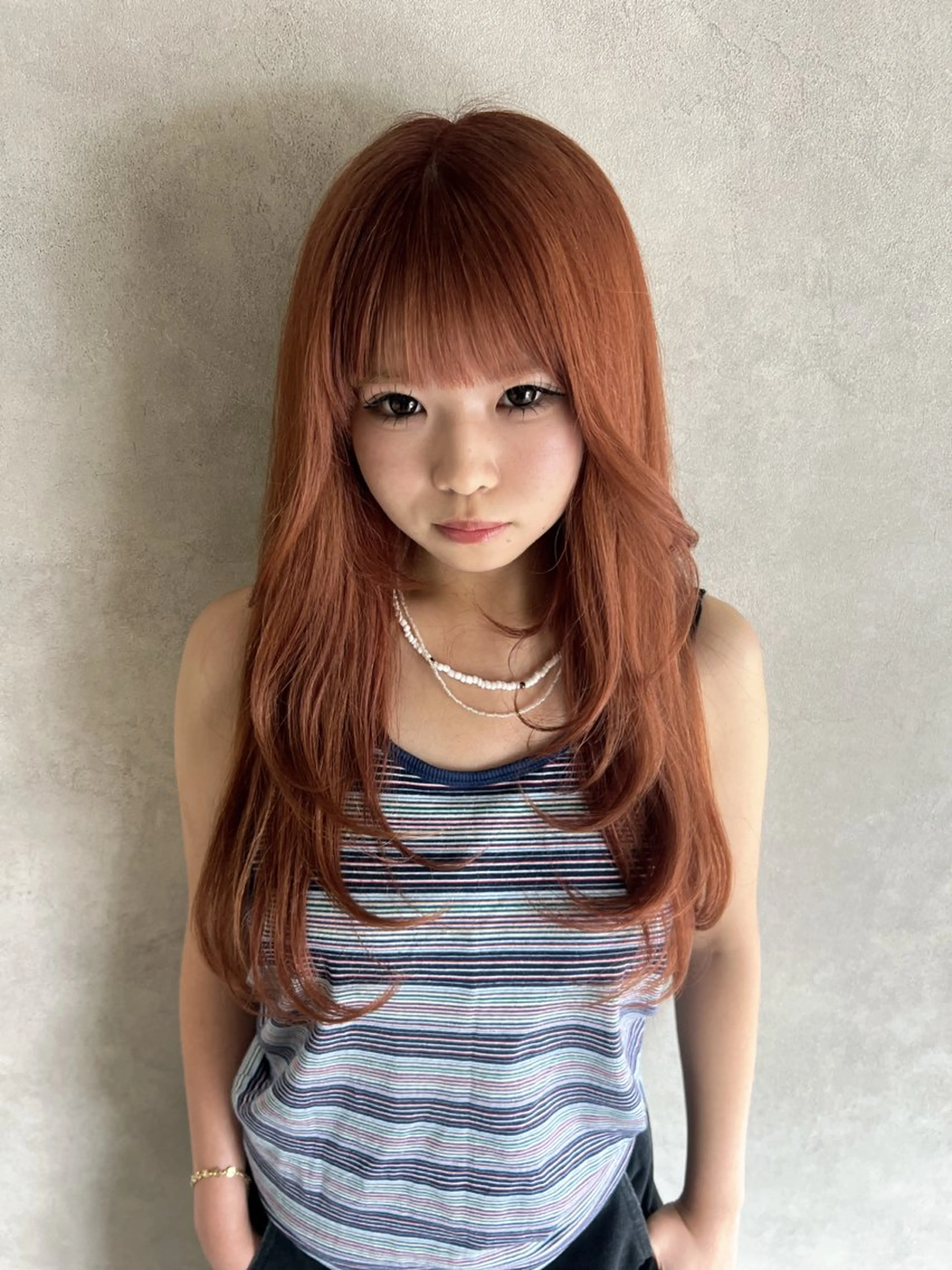 カラー ヘアカラー nehus nagaoka所属・🦋Imai Mizuki🦋‪のヘアスタイル