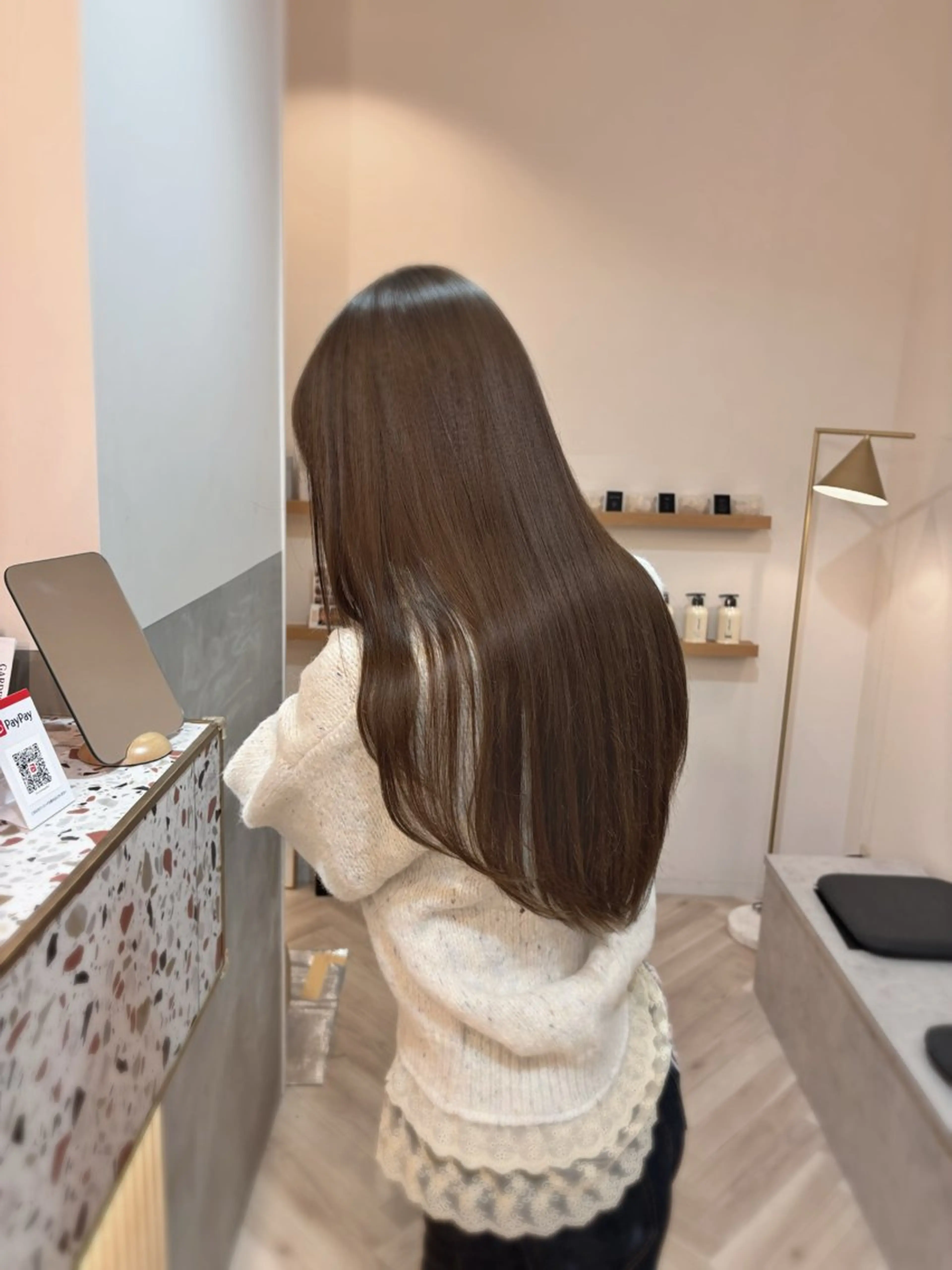 カラー ヘアカラー トリートメント ブラウンベージュ/ 艶髪/🤎はる🤎のヘアスタイル