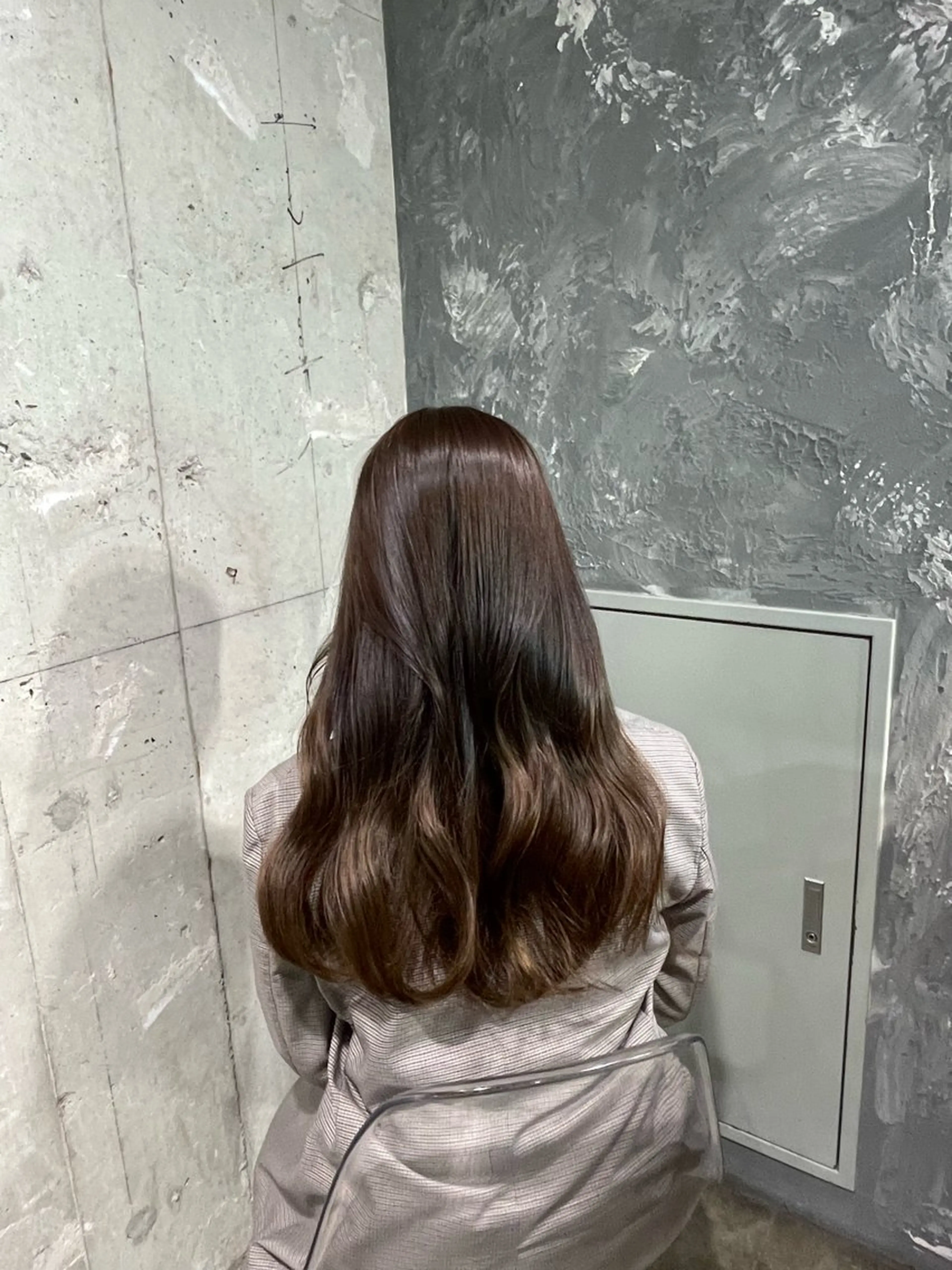 カラー カット ヘアカラー トリートメント ヘアセット 🤍ベージュ/透明感 韓国ヘア/まりん🤍のヘアスタイル