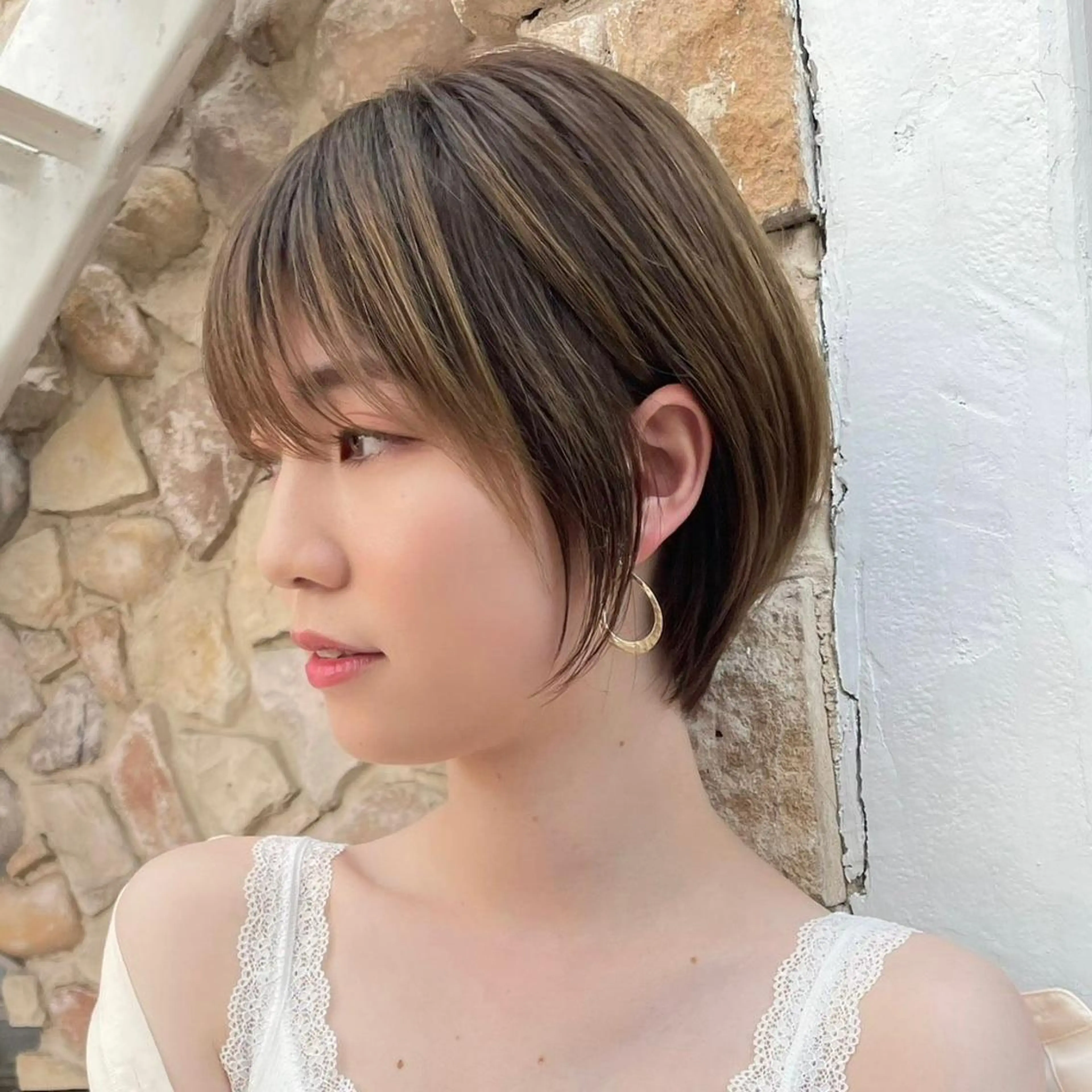 ショート カット ヘアカラー トリートメント サロウィン銀座RAYⅡ所属・❣️髪質改善/ 美髪矯正/沼座悠人のヘアスタイル