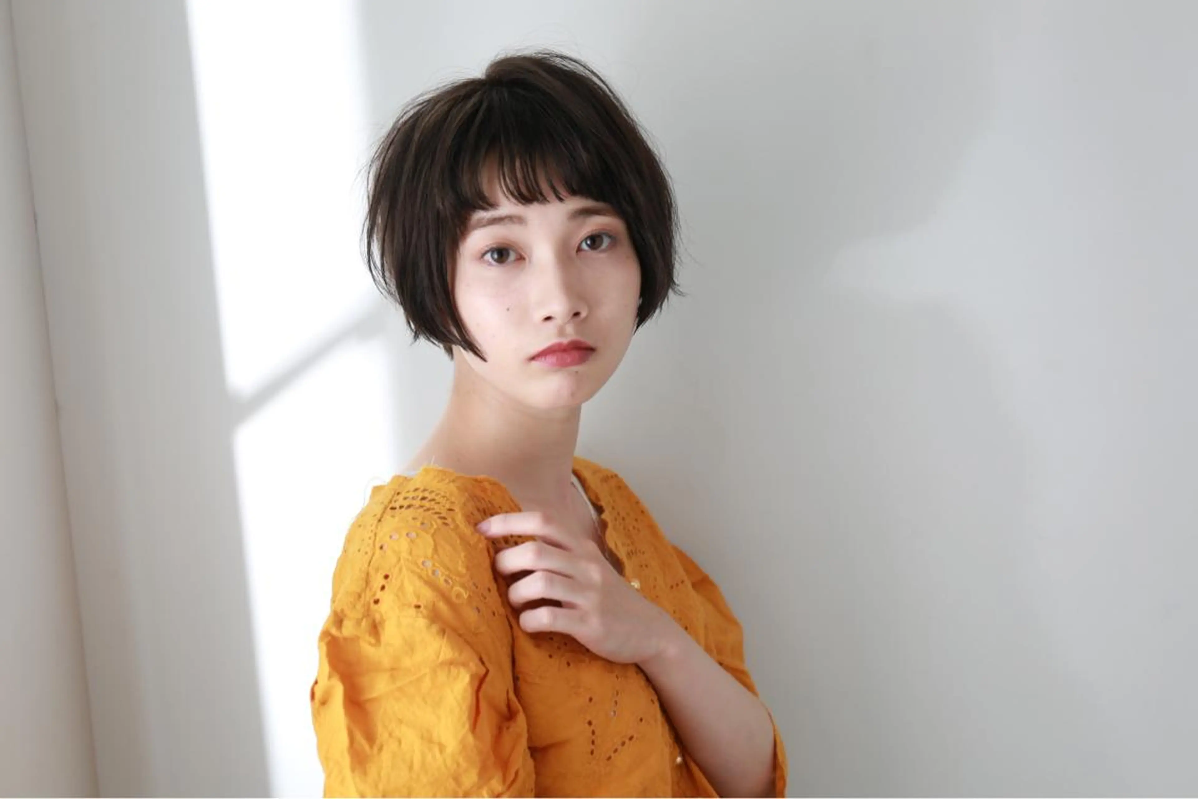 ショート カラー アッシュ 透明感カラー ショートヘア 可愛いを作る神 ナオヒロのヘアスタイル