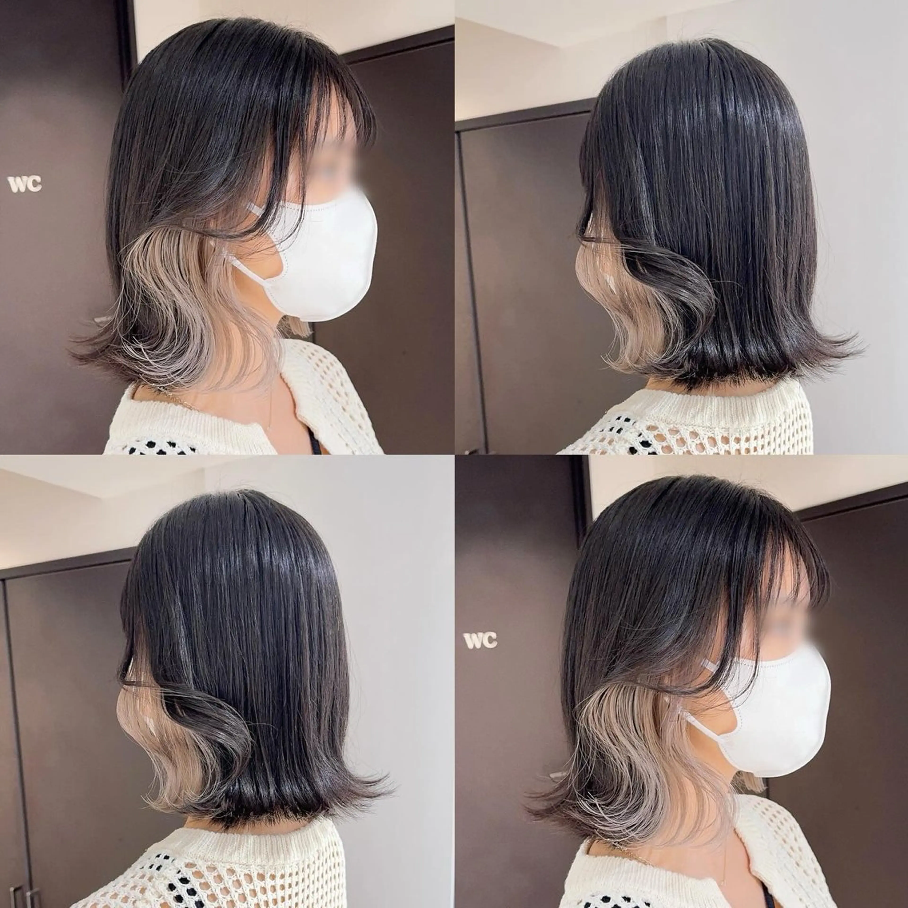 カラー ブリーチ ヘアカラー トリートメント 渋谷:インナーカラー ／🍒エリカ🍒のヘアスタイル
