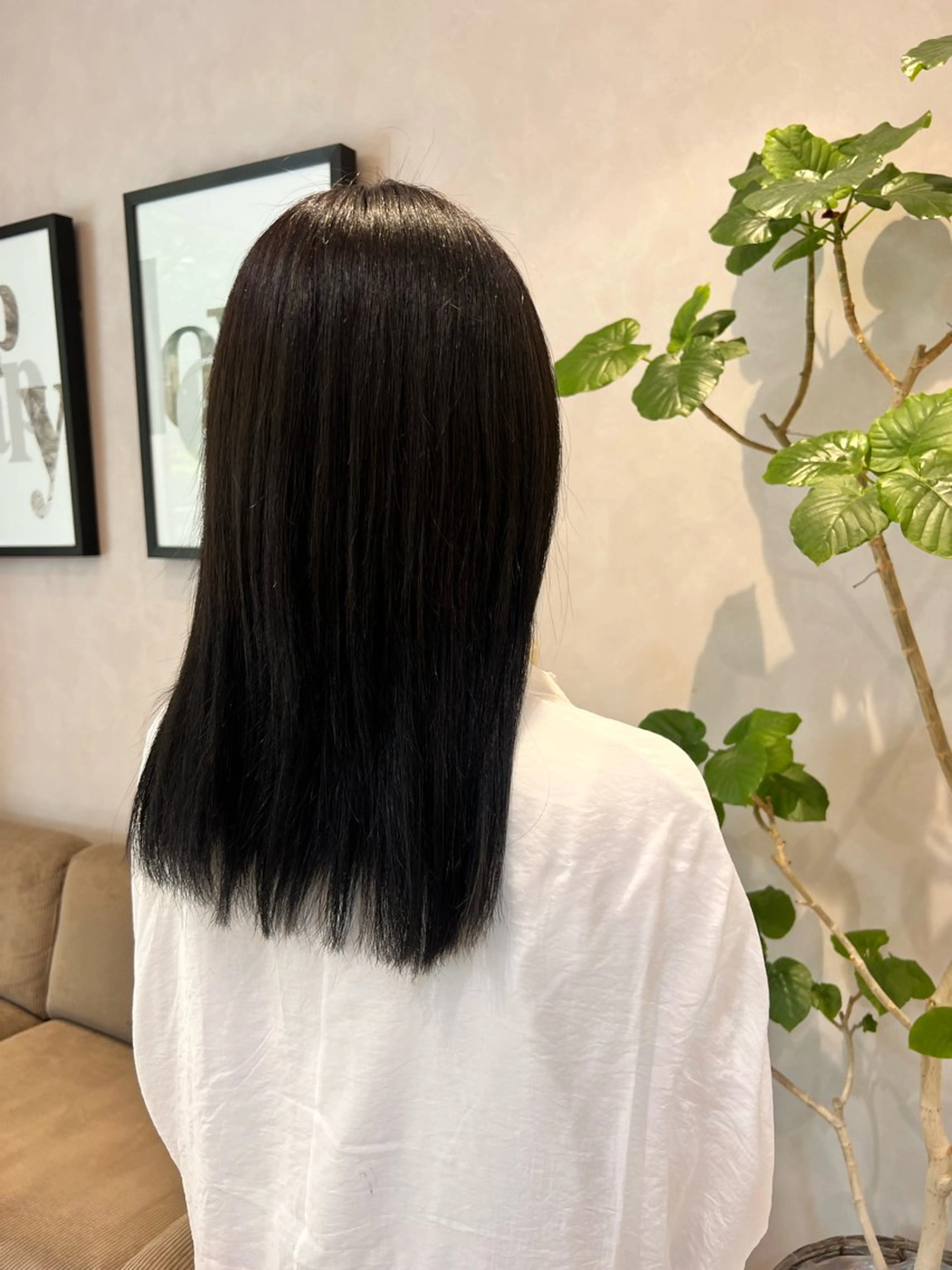 ロング ブリーチカラー 〻髪質改善〻アレンジのヘアスタイル