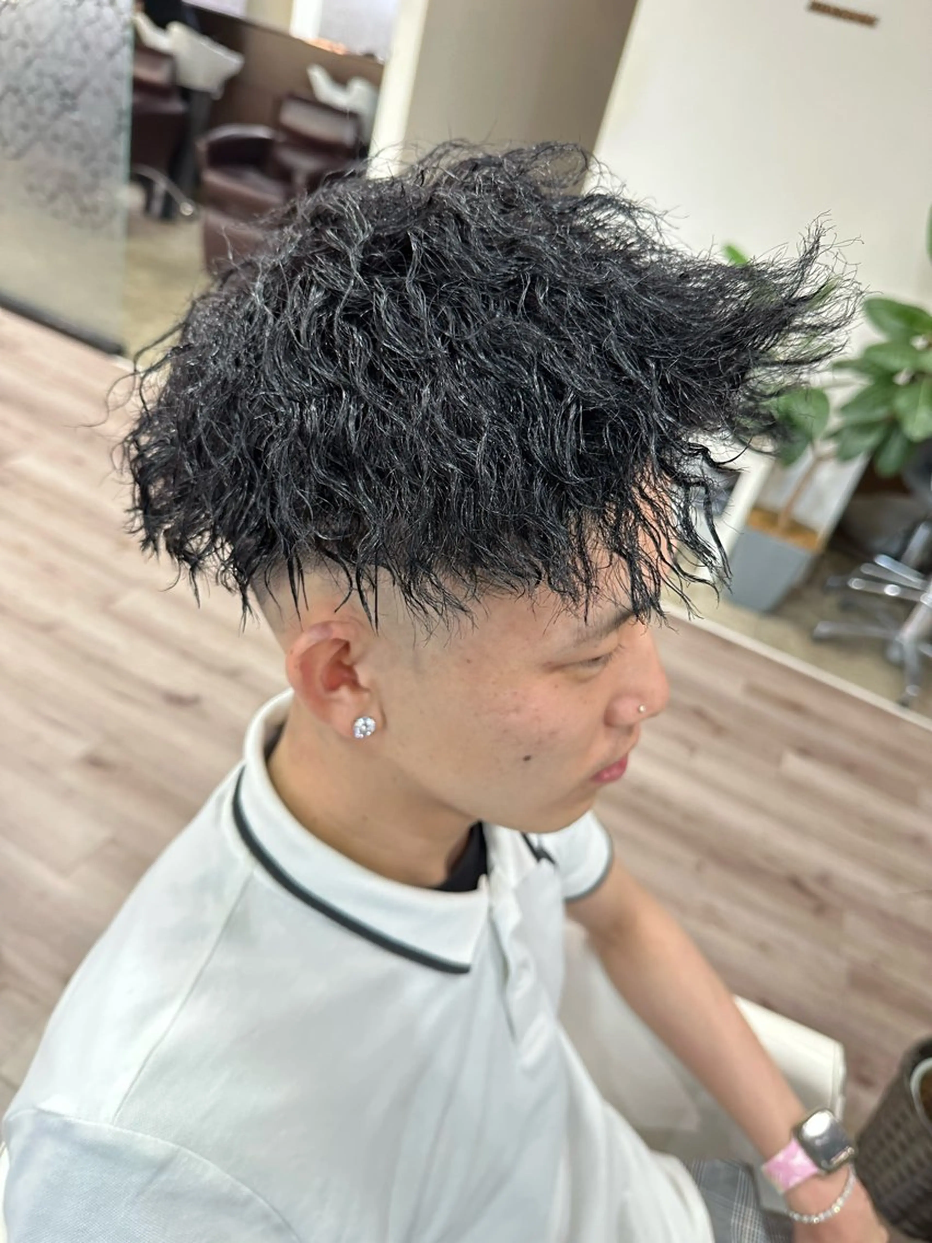 パーマ メンズ 平林 弥斗のヘアスタイル