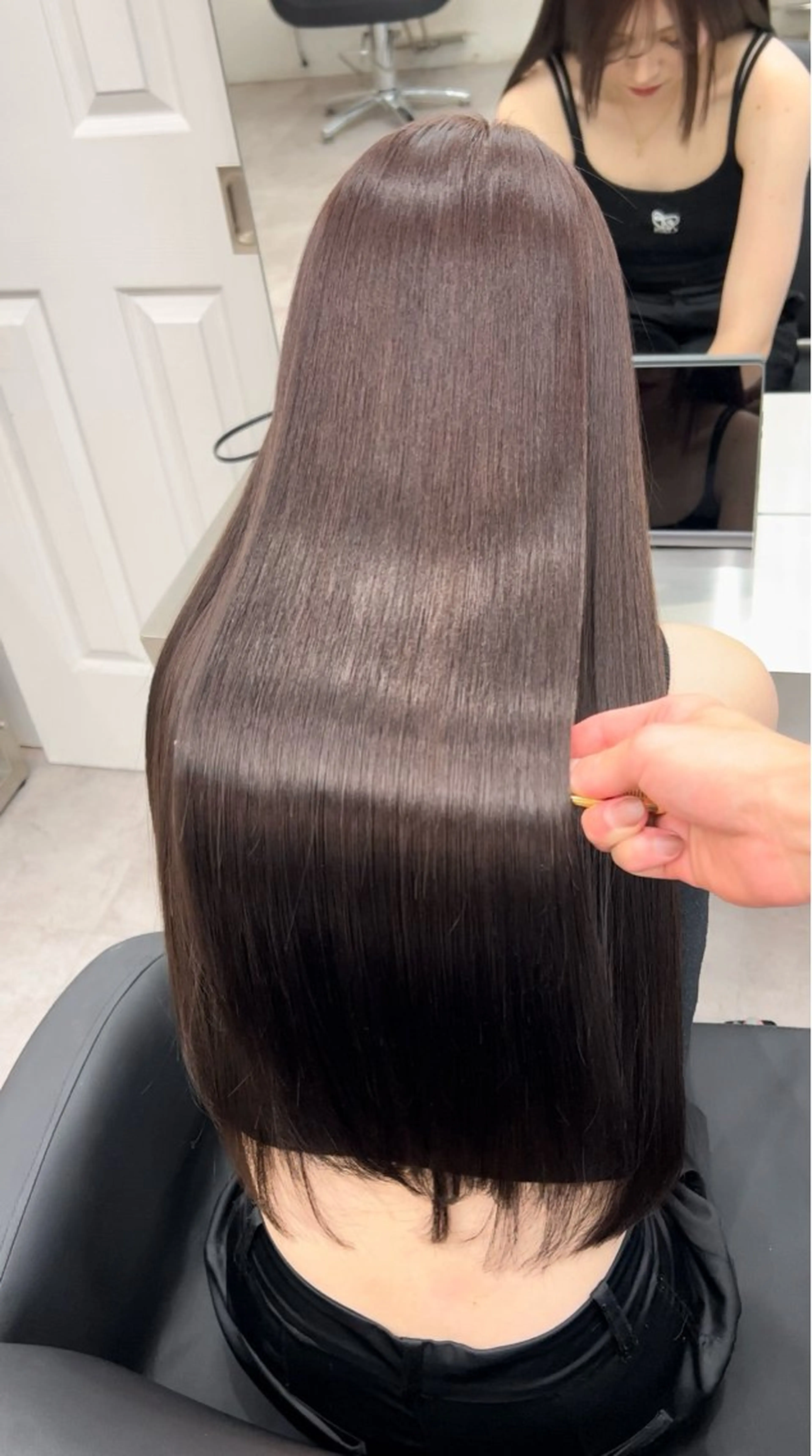 ロング 髪質改善 縮毛矯正 トリートメント カット ヘアカラー トリートメント 🫧髪質改善講師🫧 🍎幹細胞✨大塚達也のヘアスタイル