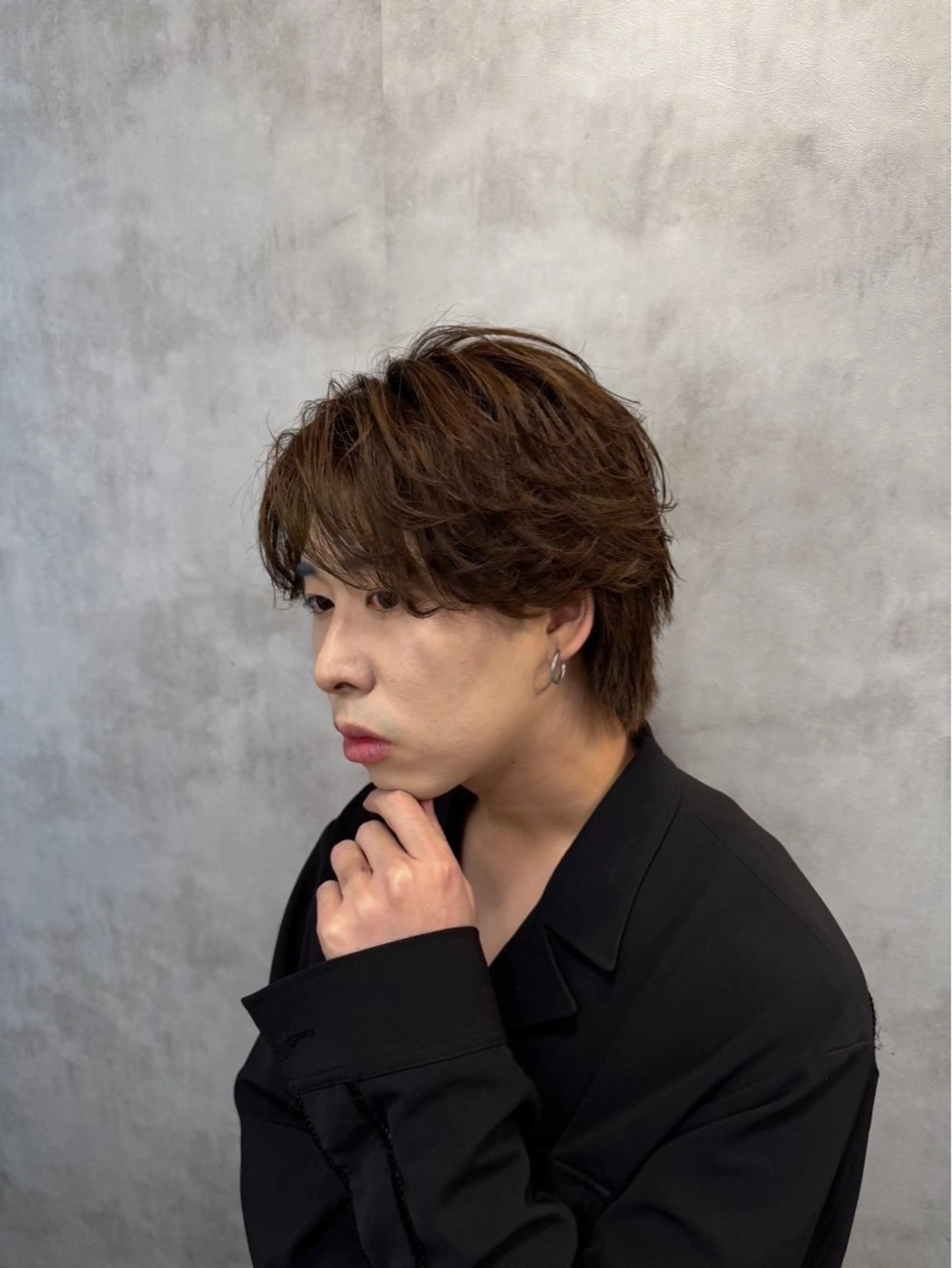 パーマ メンズ メンズパーマ ニュアンスパーマ カット パーマ 札幌メンズヘア指名 No.1光👑👑のヘアスタイル