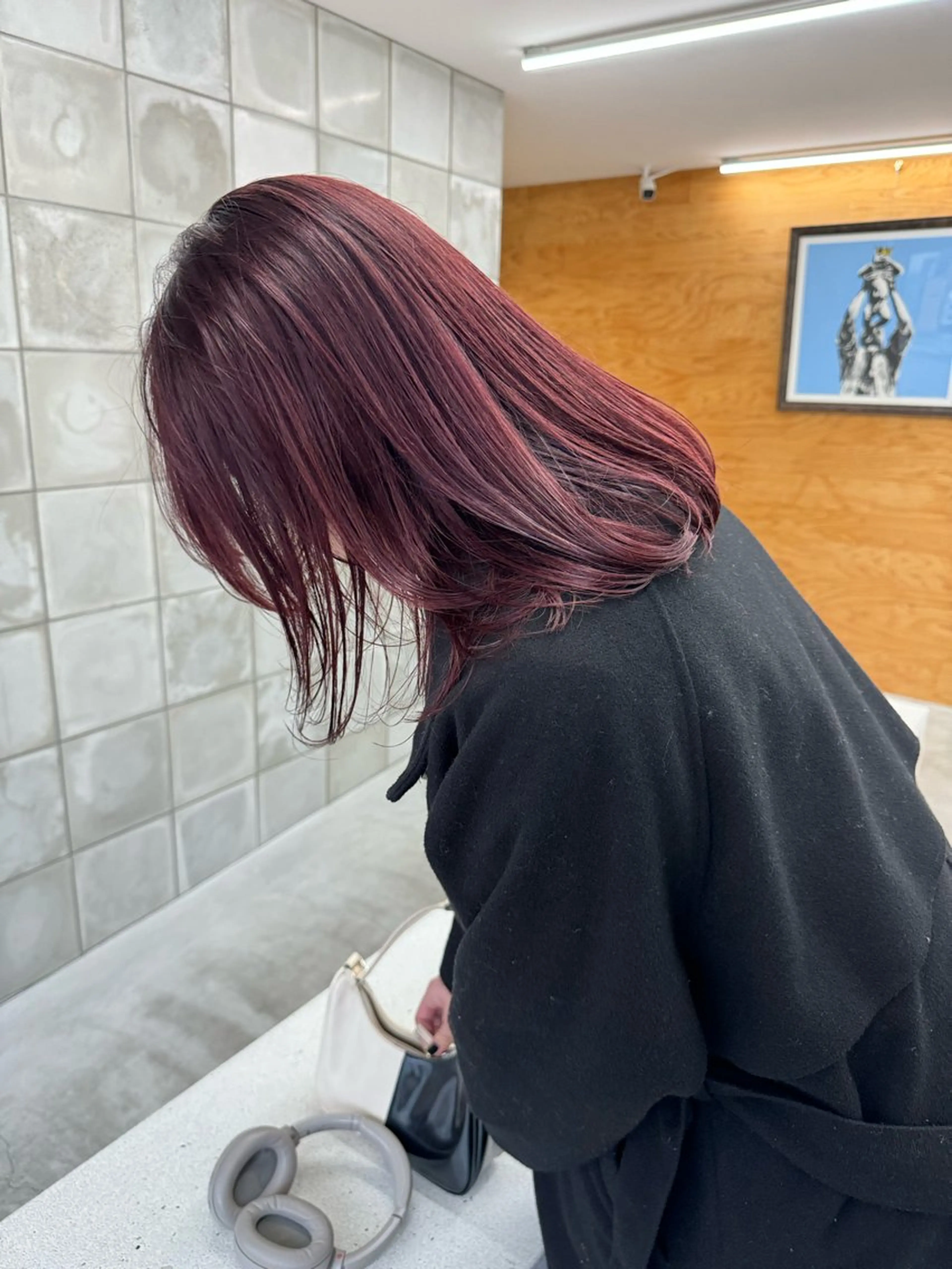 ミディアム カラー バイオレットカラー カット ヘアカラー トリートメント ブリーチ/似合わせ Kaito🦕/栄のヘアスタイル