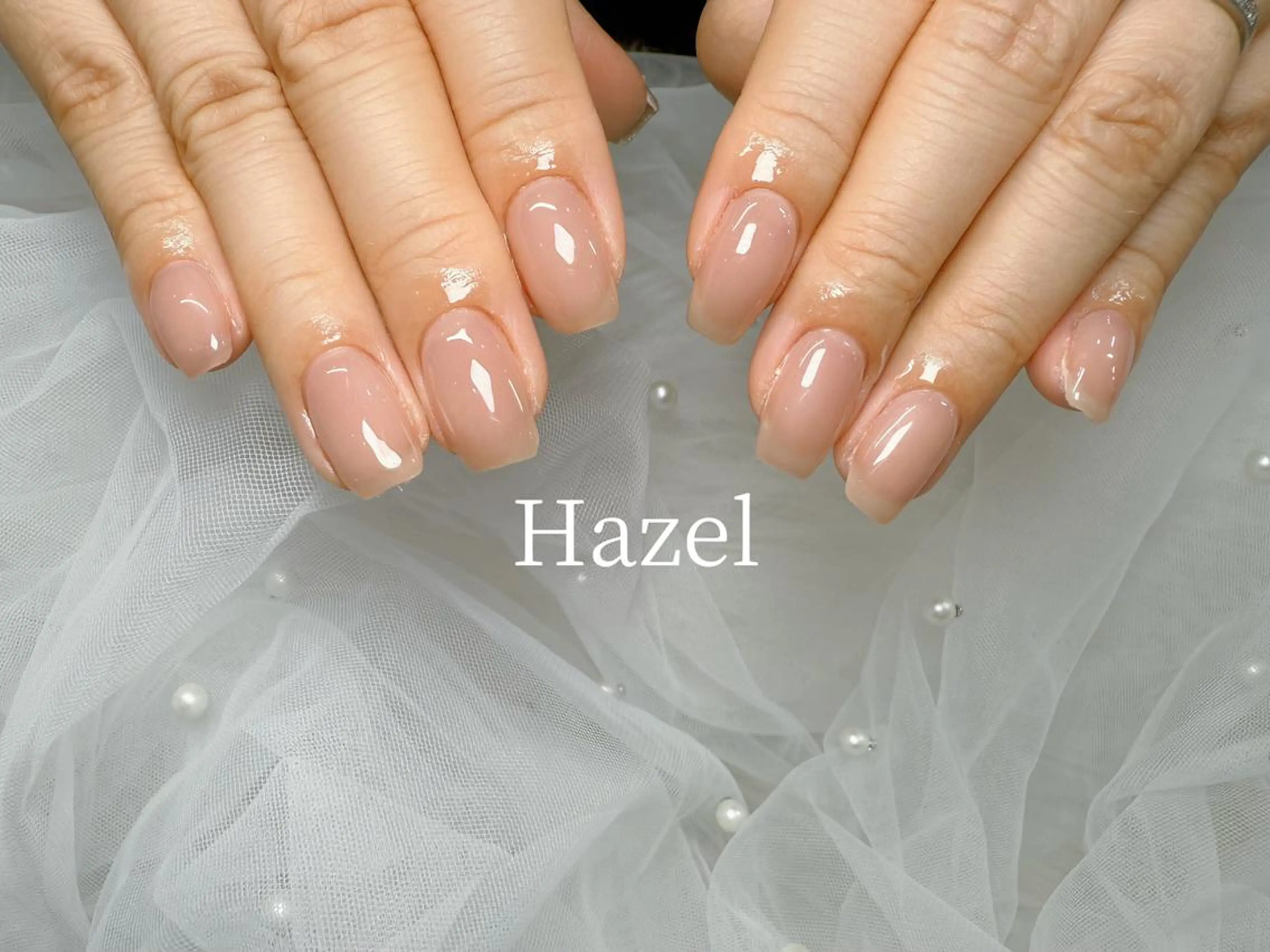 ミディアム ハンドネイル 🌰Hazel*あき 吉祥寺のネイルデザイン