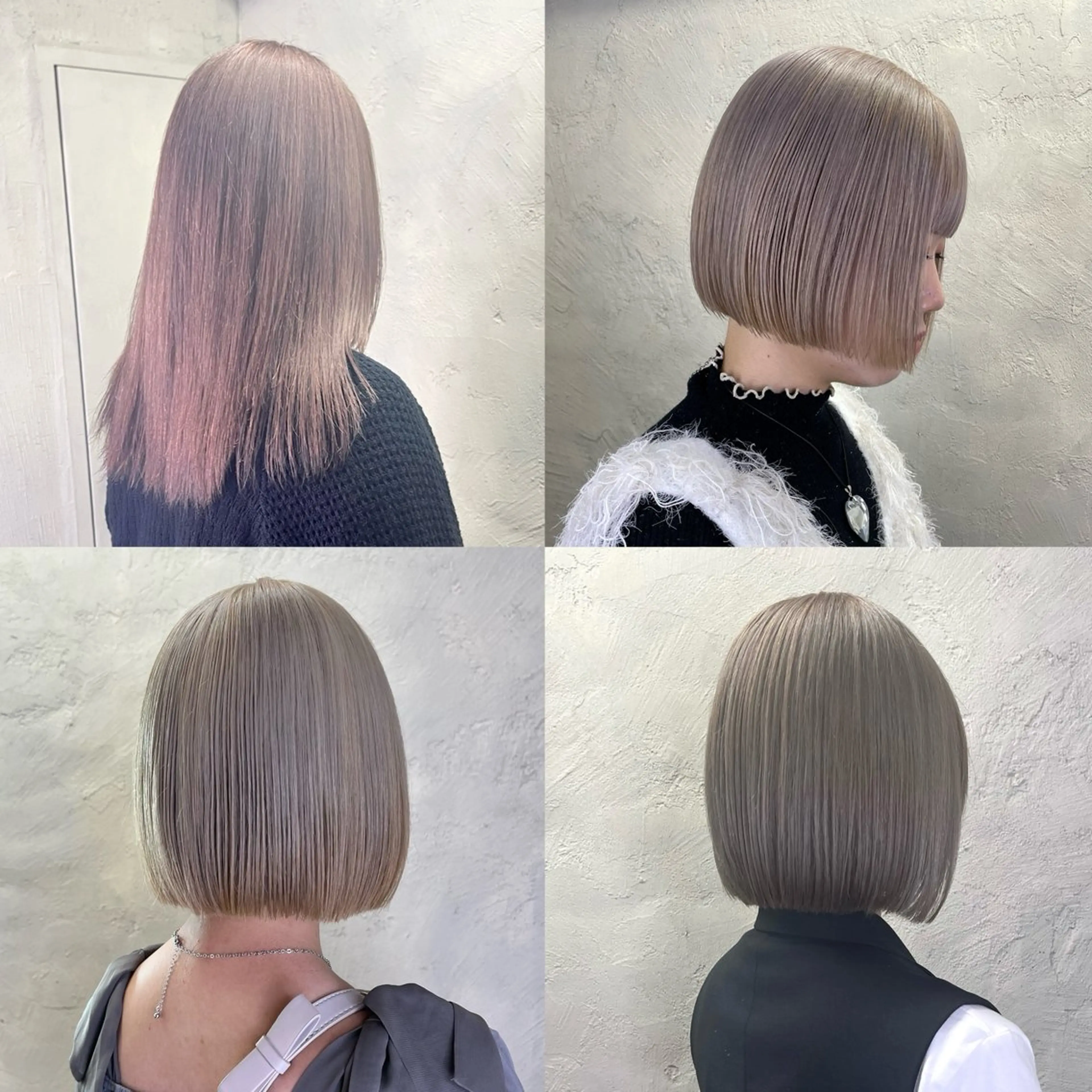 ロング カラー 🩵艶ハイトーン ブリーチ🩵ユウゴのヘアスタイル