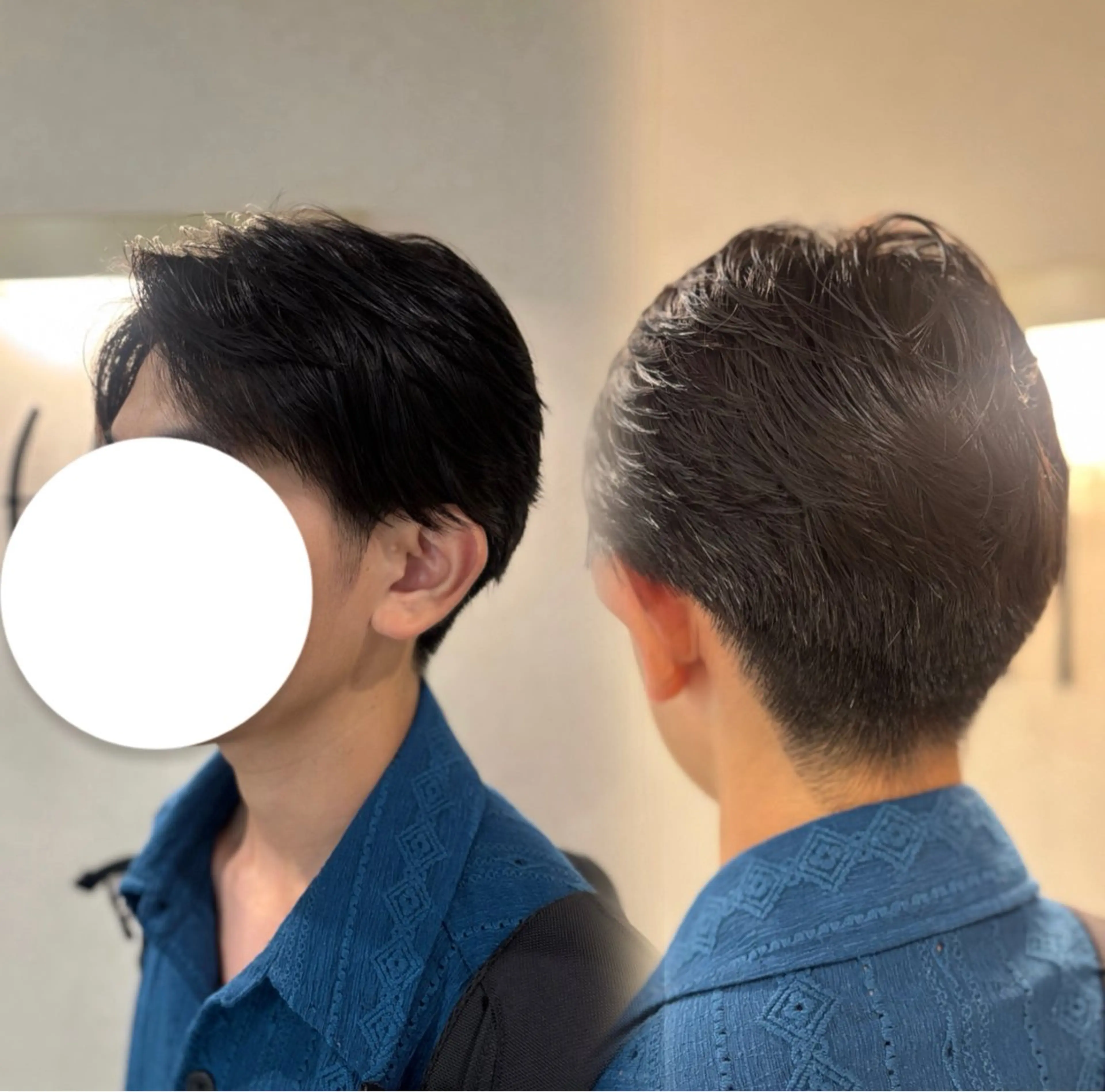 パーマ メンズ ビジネス フェザーパーマ メンズパーマ カット パーマ 石井 せなのヘアスタイル