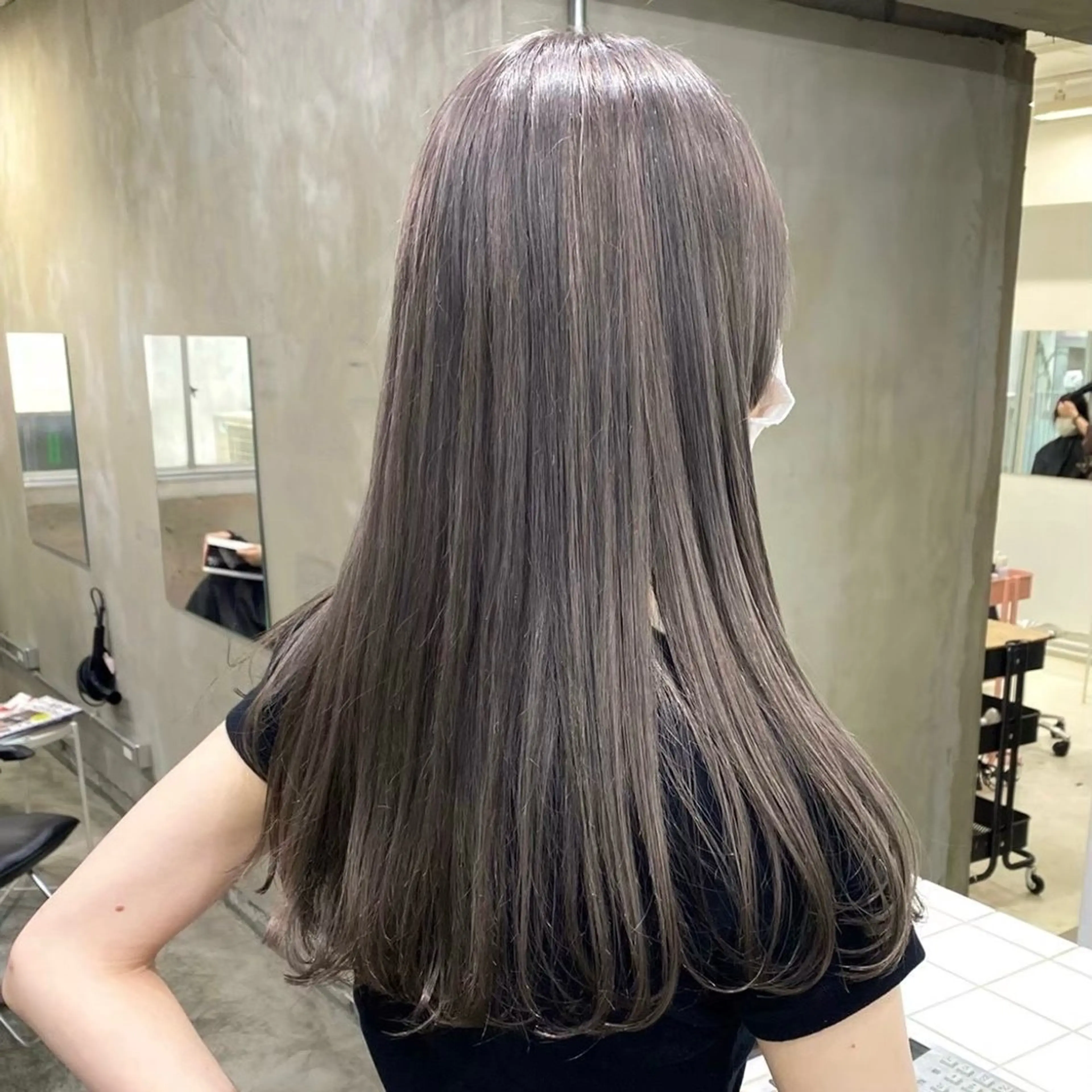 ミディアム カラー ヘアアレンジ 海外/ハイトーン🪽 ☯️ami☯️のヘアスタイル