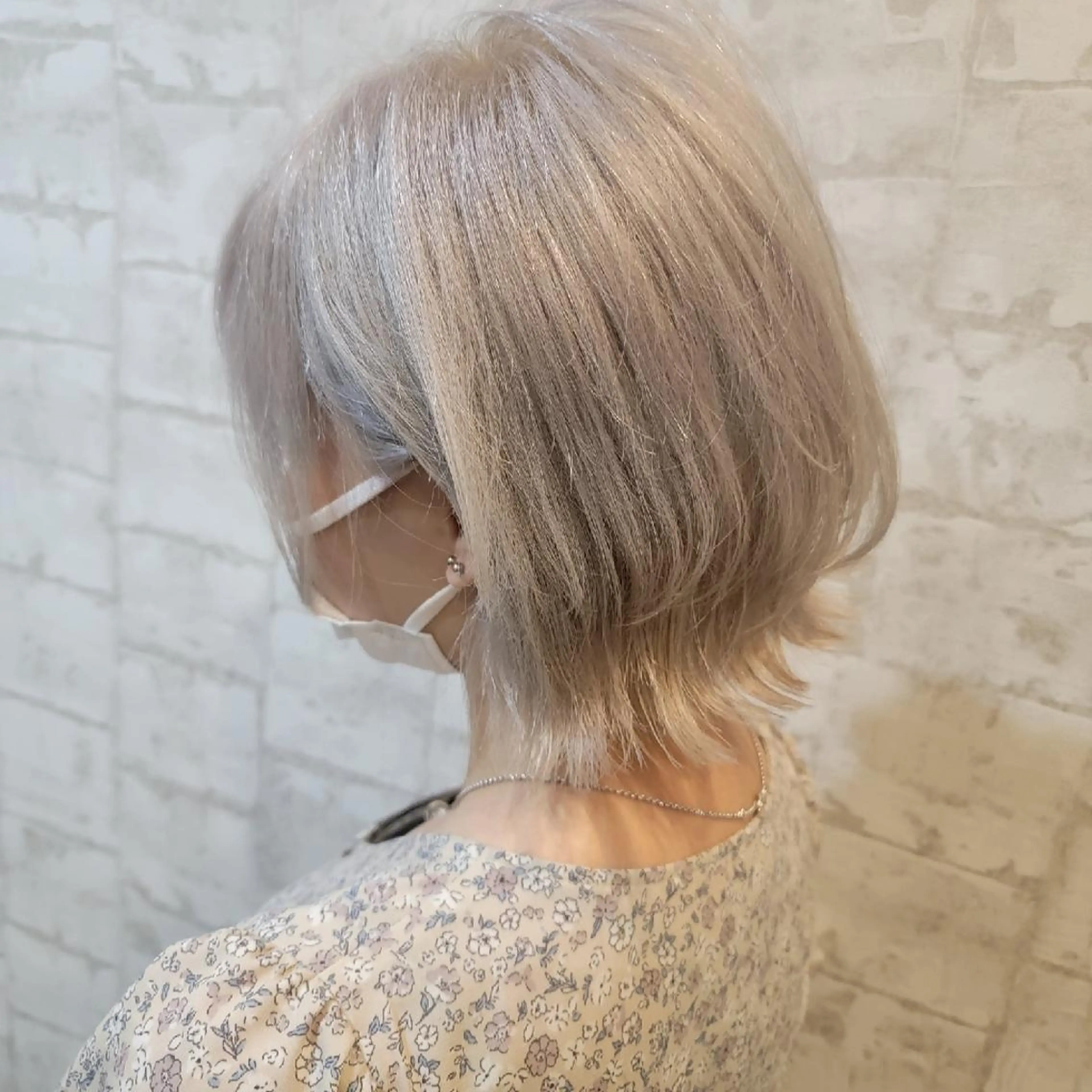 ミディアム ボブ ウルフカット ウルフボブ 手代木 遼のヘアスタイル