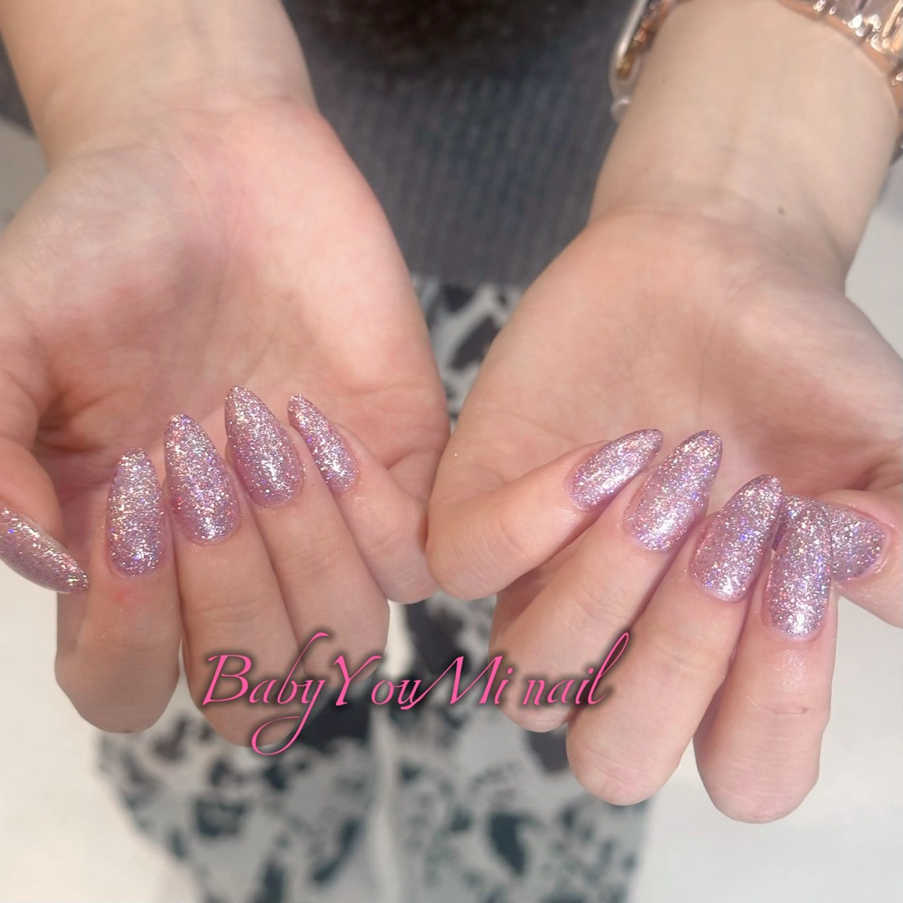 ネイル オーロラネイル フラワーネイル フットネイル フレンチネイル ジェルネイル ハンドネイル BabyYouMi ねねのネイルデザイン