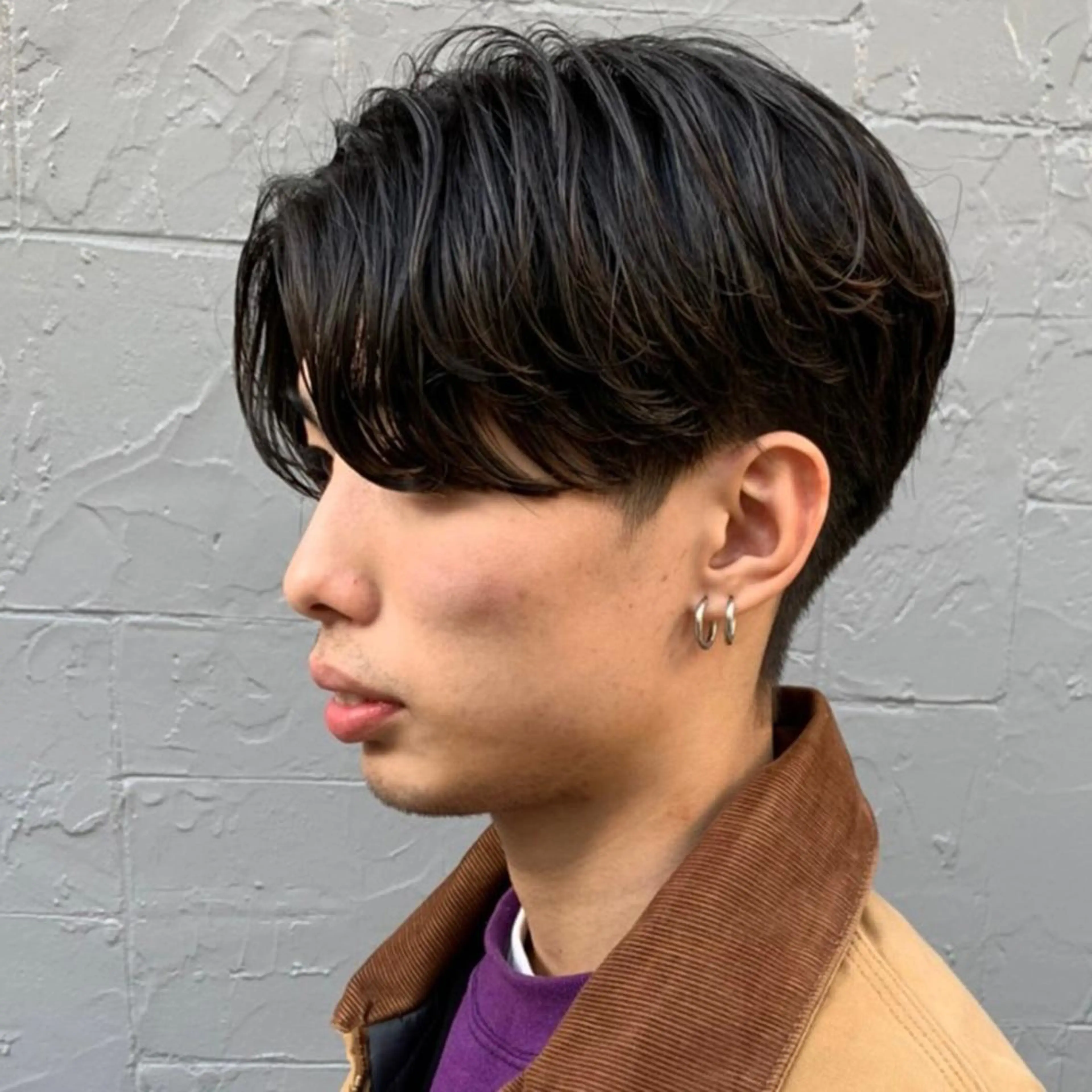 パーマ メンズ 酸性ストレート・ メンズ 三原 楊子のヘアスタイル