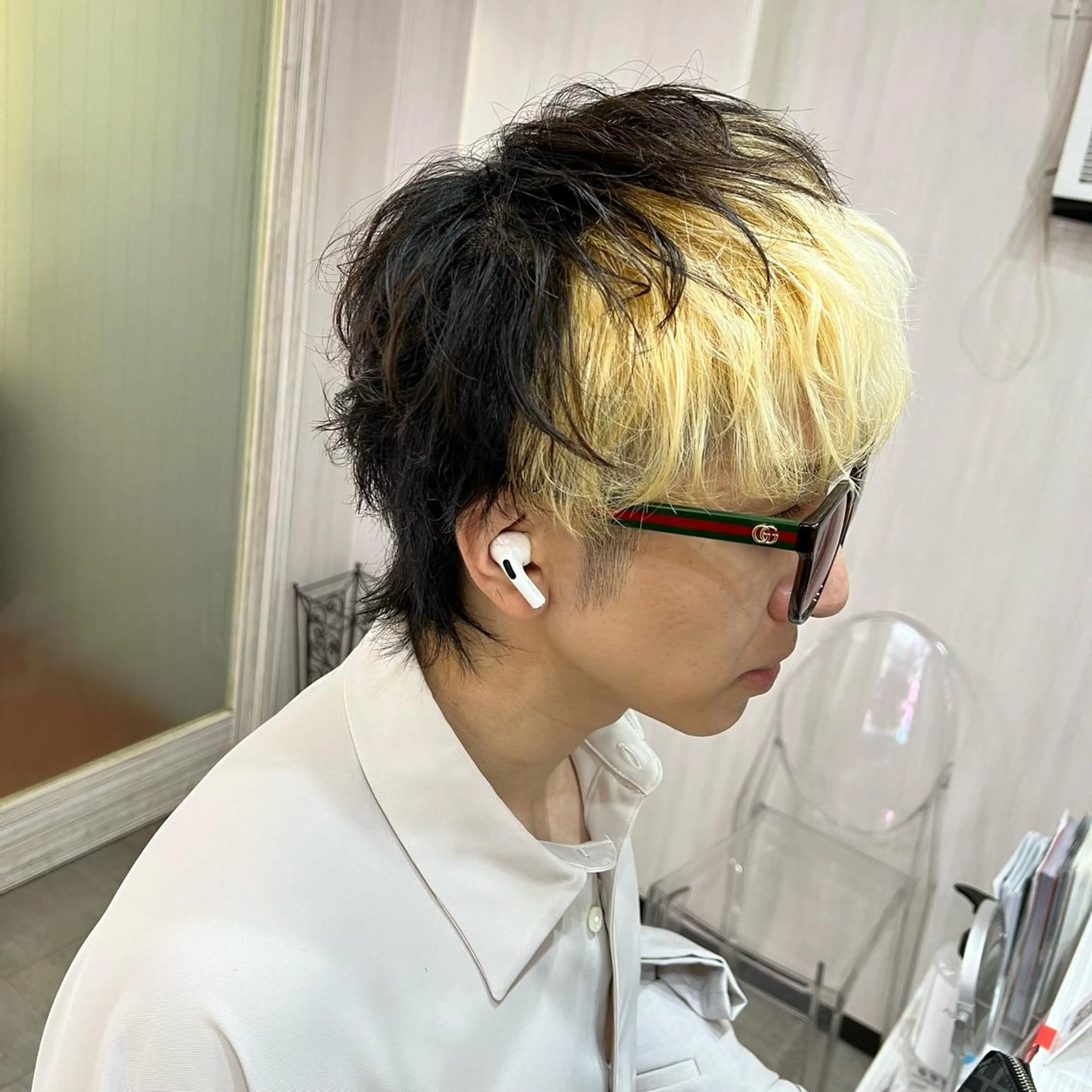 カラー メンズ デザインカラー 🌈 YUUNA🌈のヘアスタイル