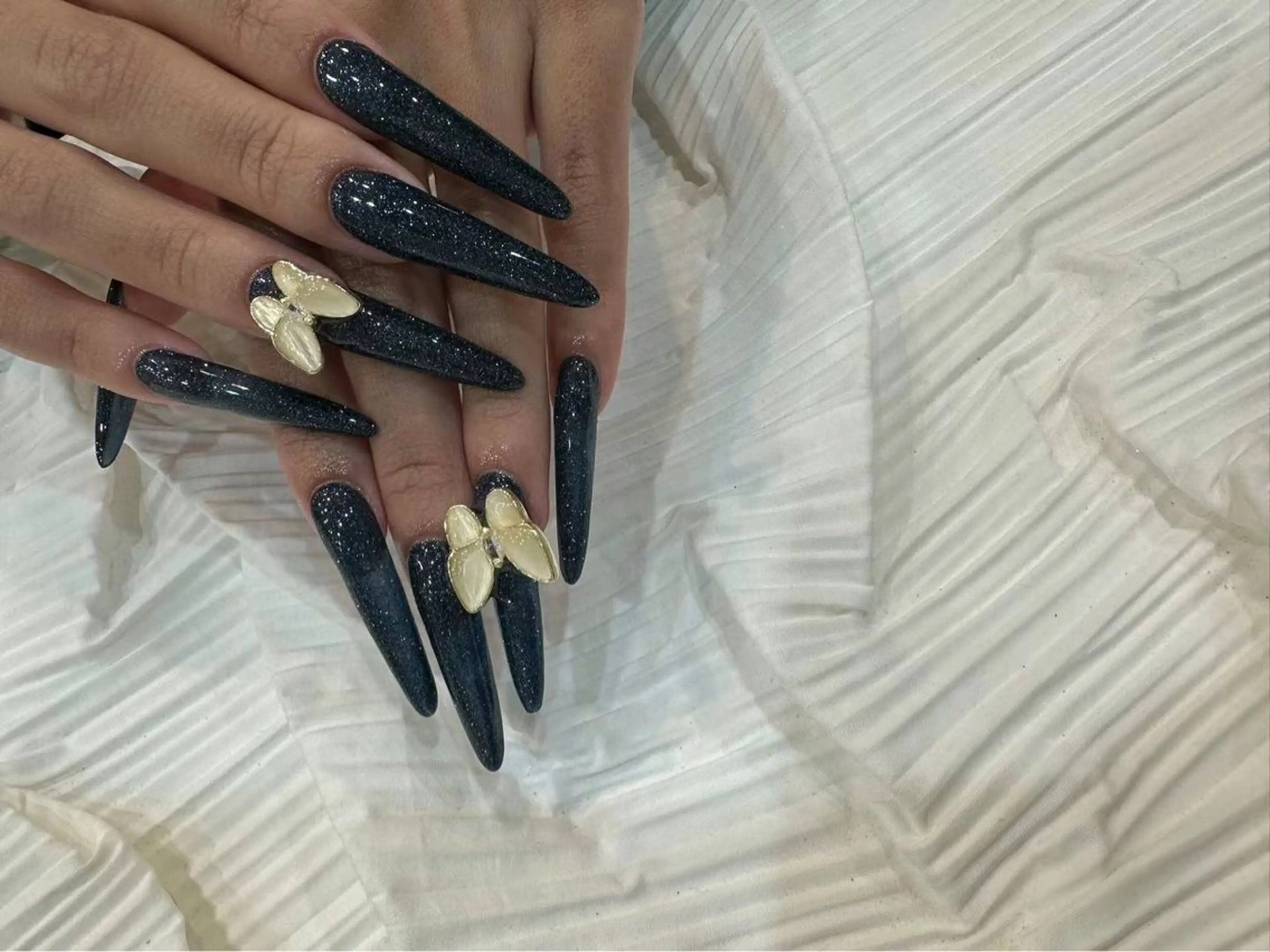 ネイル アートネイル フラワーネイル フットネイル ジェルネイル ゴールド Babarla nailのネイルデザイン
