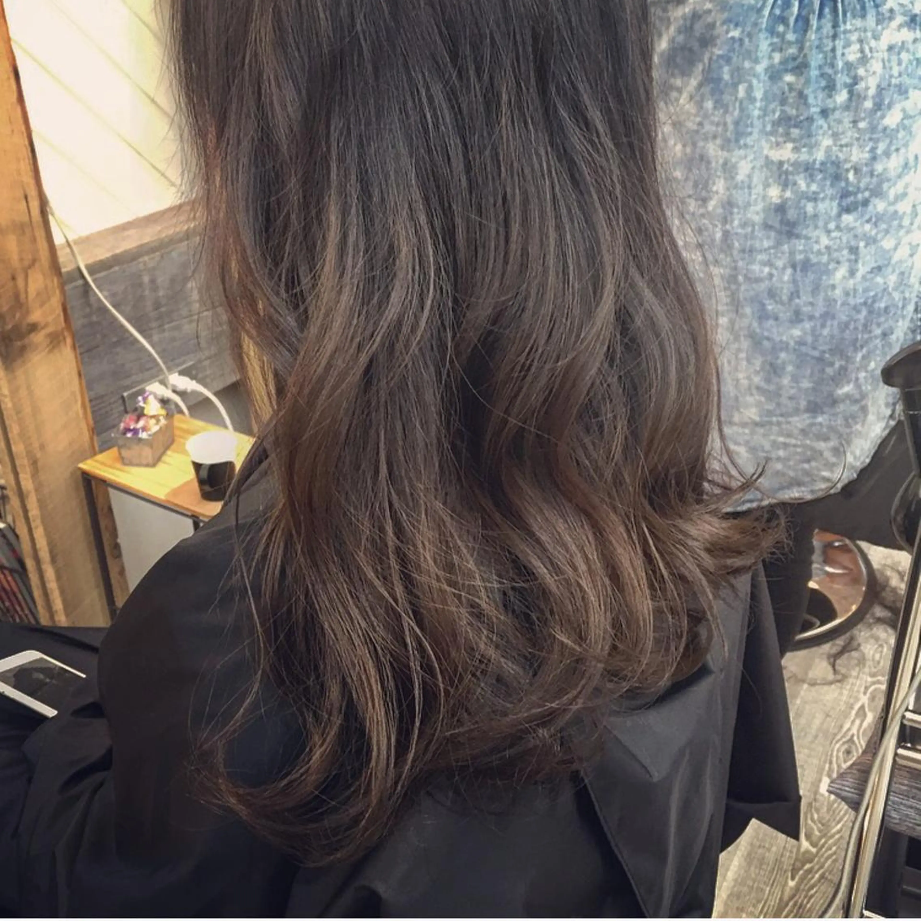 ロング カラー 前髪顔周り✂️店長 ❤️アマミヤ❤️のヘアスタイル