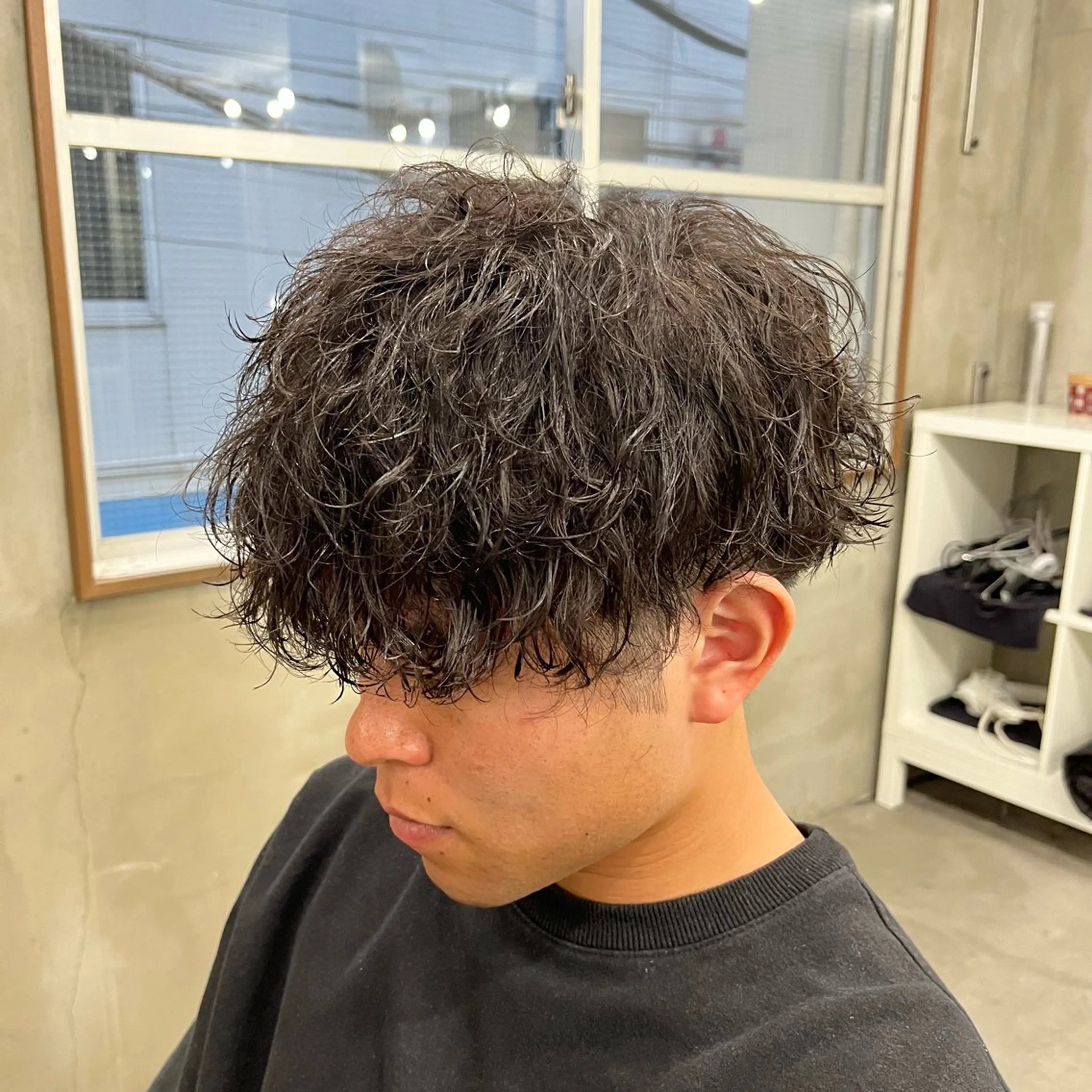 ショート パーマ メンズ カット パーマ メンズ満足度No.1 代表　北野拓海　蕨のヘアスタイル