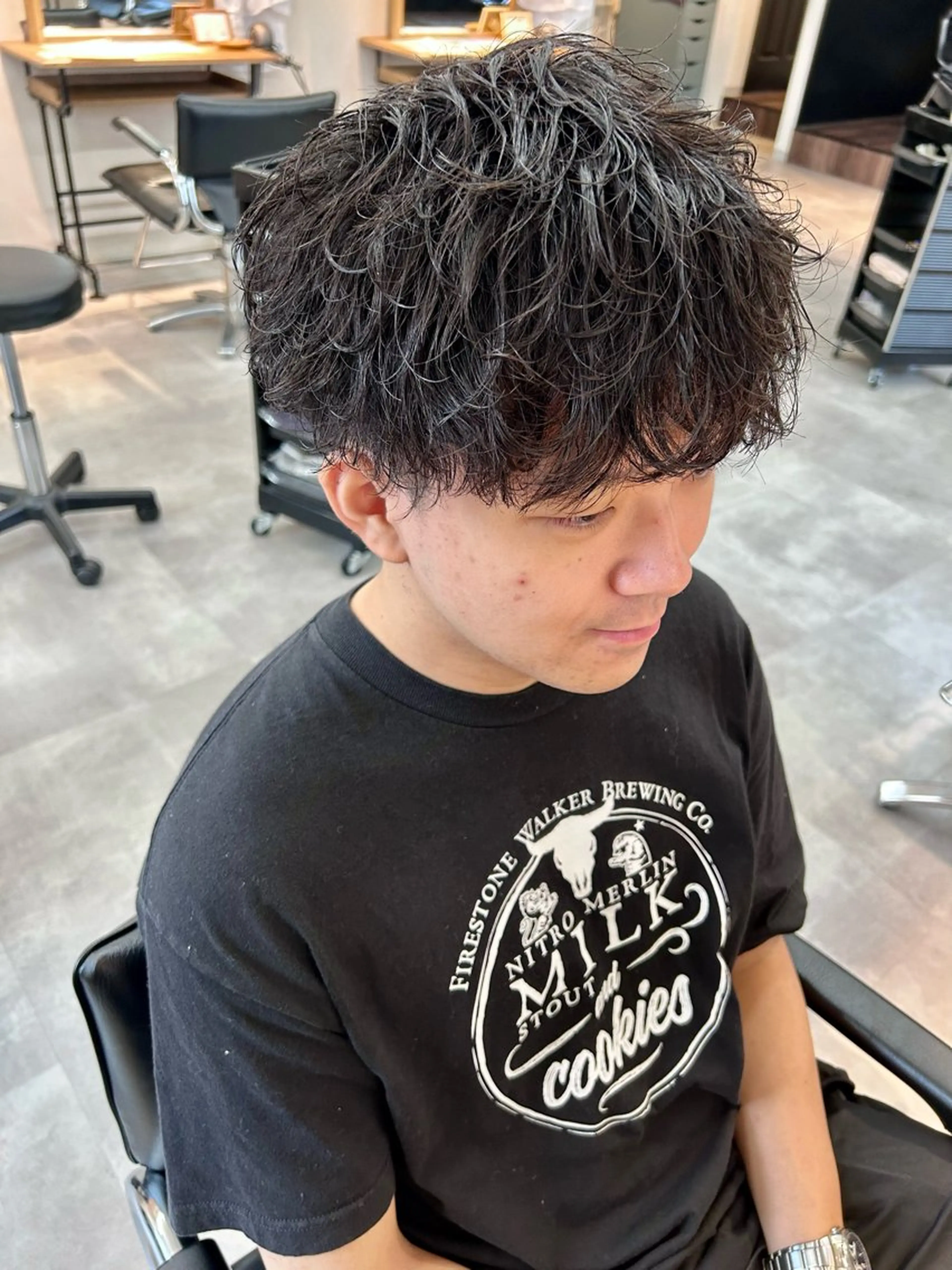 パーマ メンズ メンズパーマ カット パーマ トリートメント 千葉 シャドウパーマ ニュアンスパーマ 関のヘアスタイル