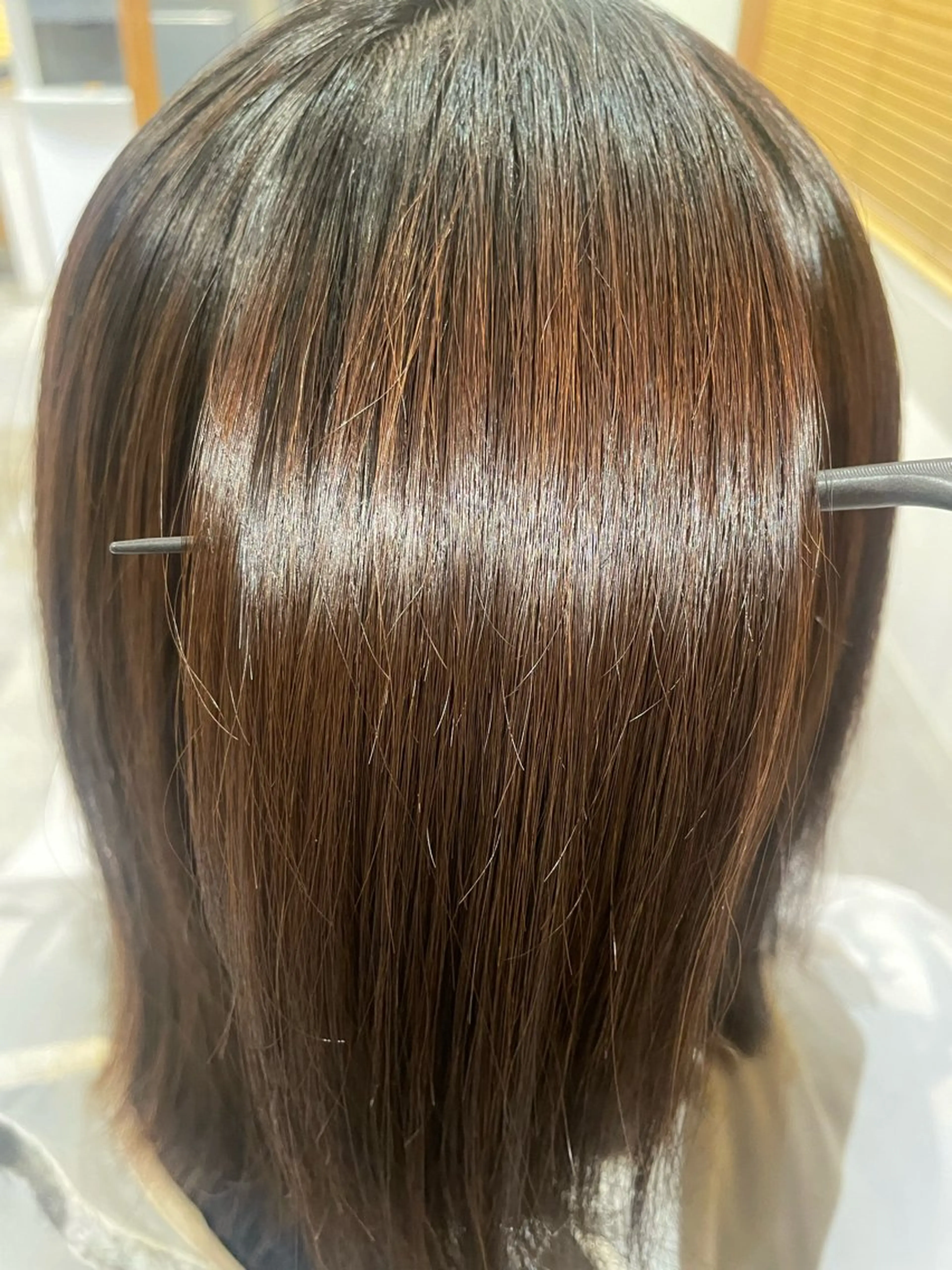 ミディアム 縮毛矯正 PRINTEMPS by flammeum 大和店所属・🪼flammeum 宮﨑 瑠華のヘアスタイル