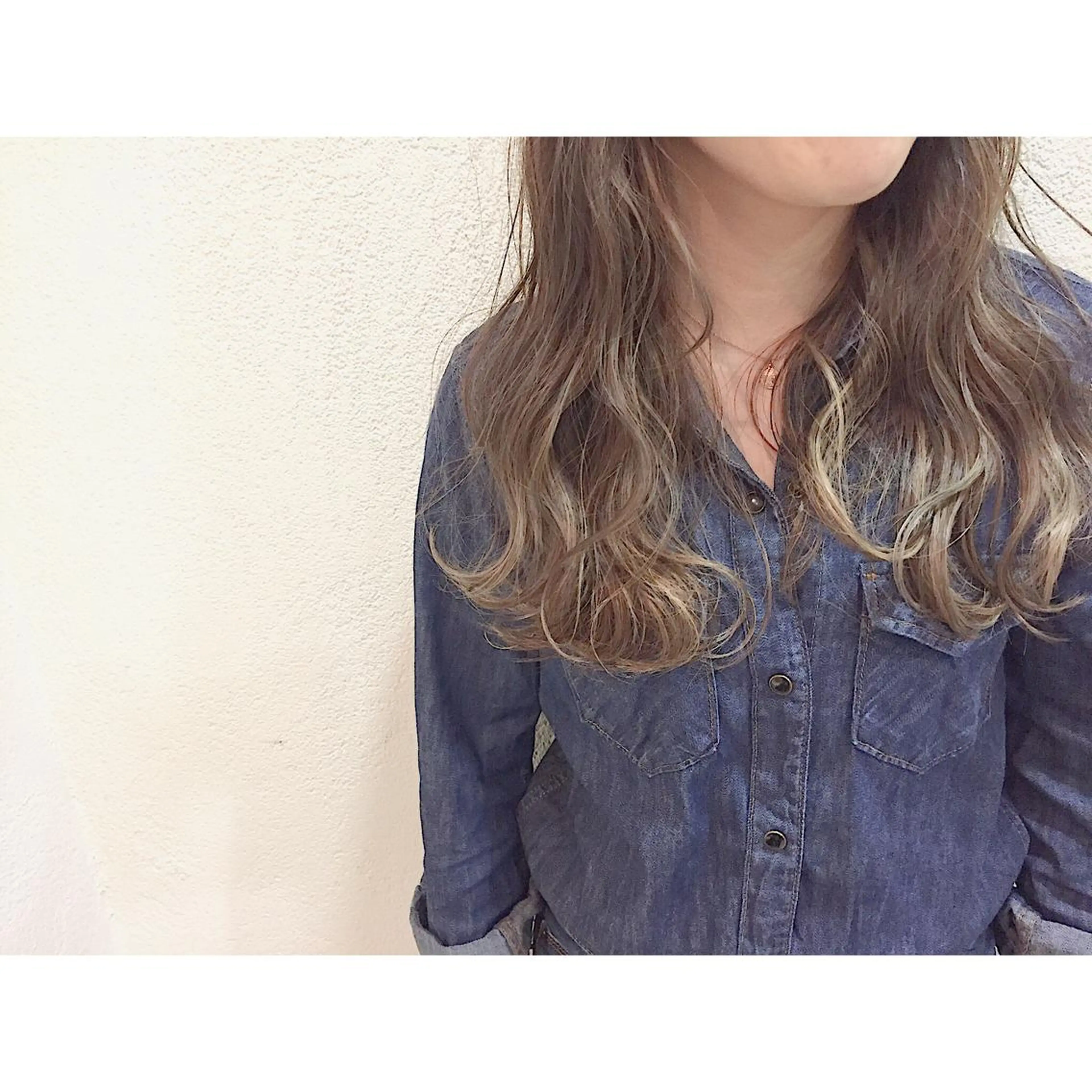 ロング カラー 心斎橋 美髪職人　近江のヘアスタイル