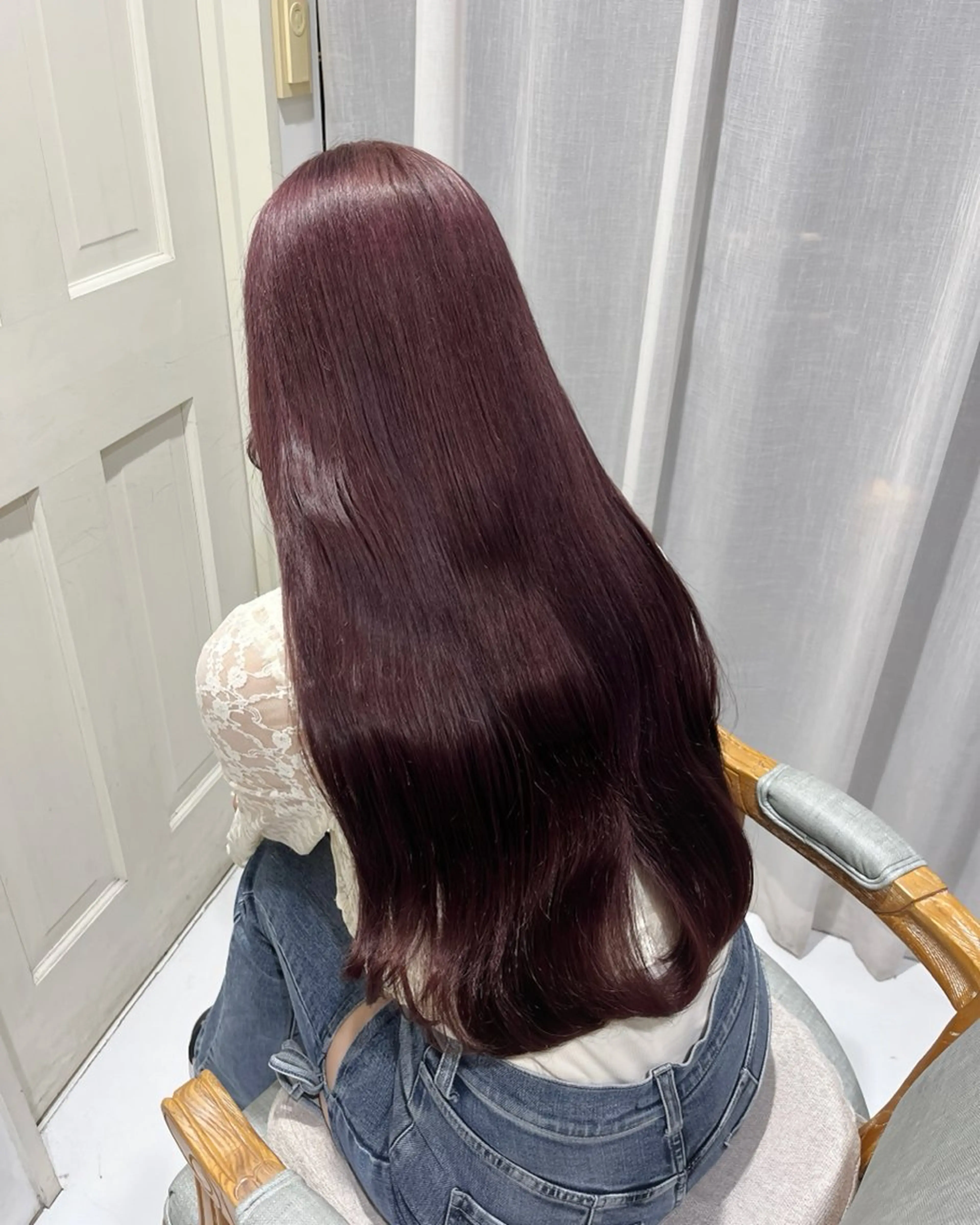 ロング カラー 🎀無料カットモデル 🪞5cm以上いちかのヘアスタイル