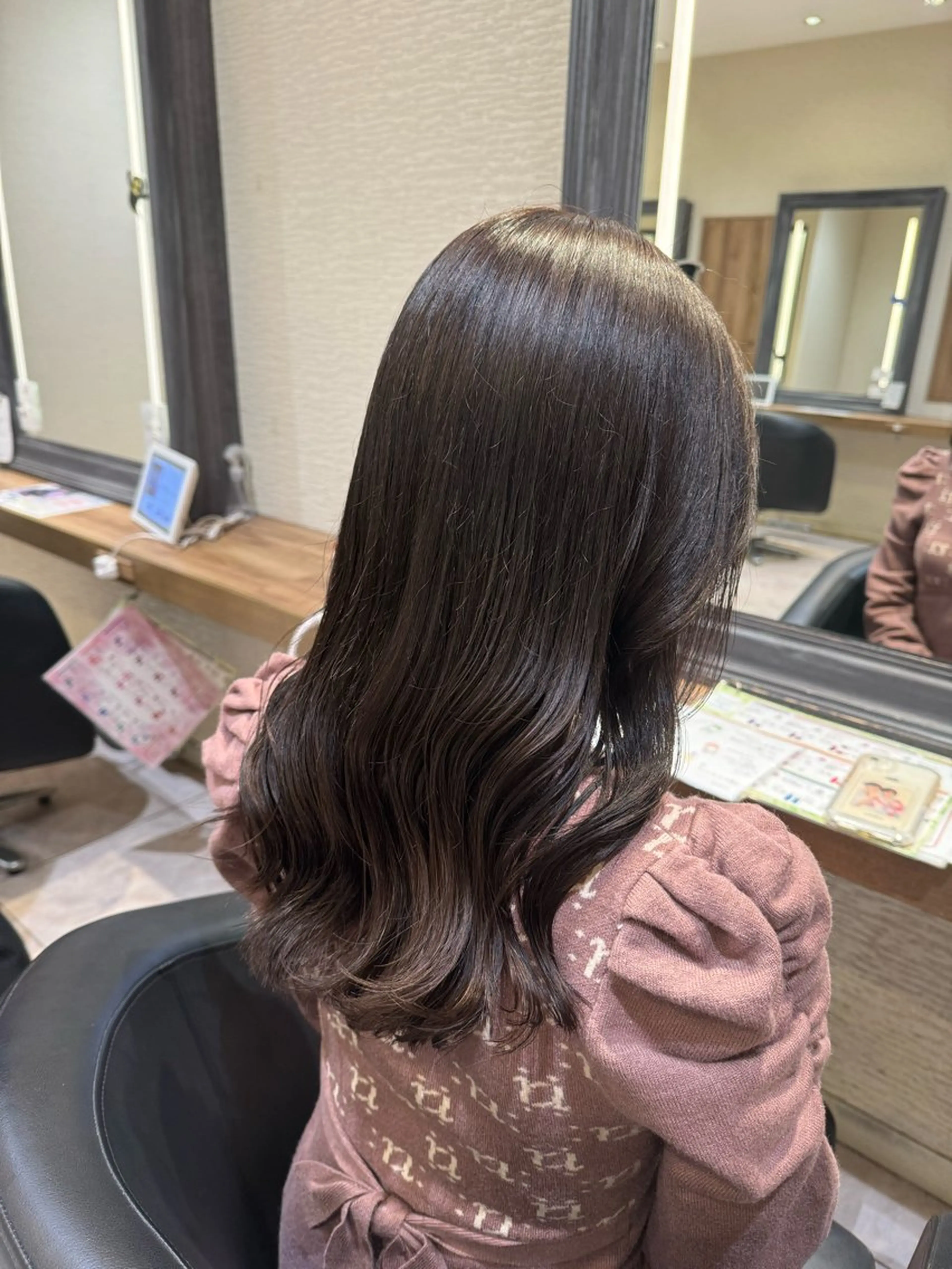 ロング カラー さら艶ストレート 🩶Suzuneのヘアスタイル