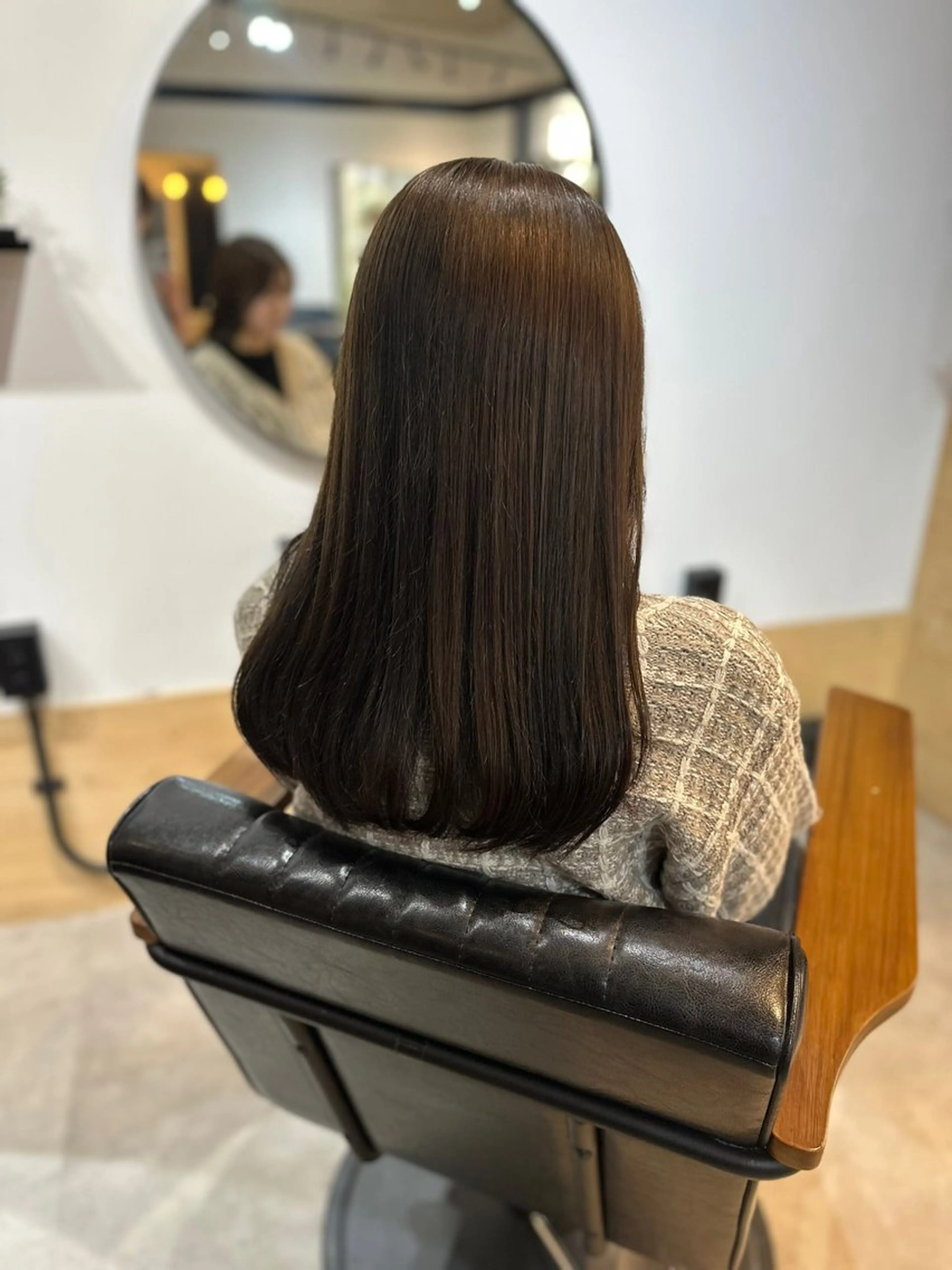 ロング カラー オリーブカラー カット ヘアカラー トリートメント 豊中徒歩1分/ towa/AIのヘアスタイル