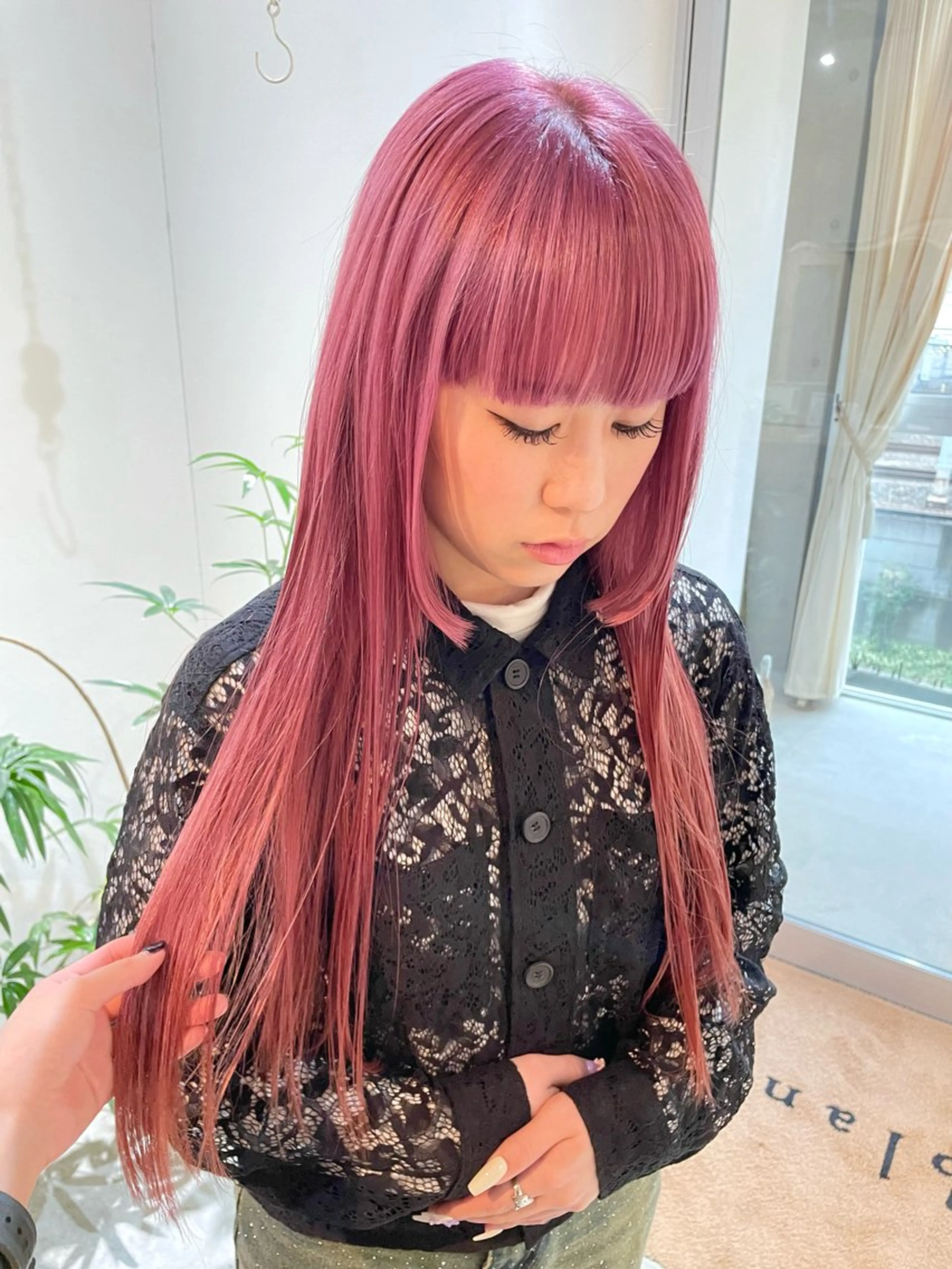 ロング カラー カット ヘアカラー ショート/ブリーチ mizuki🐋のヘアスタイル