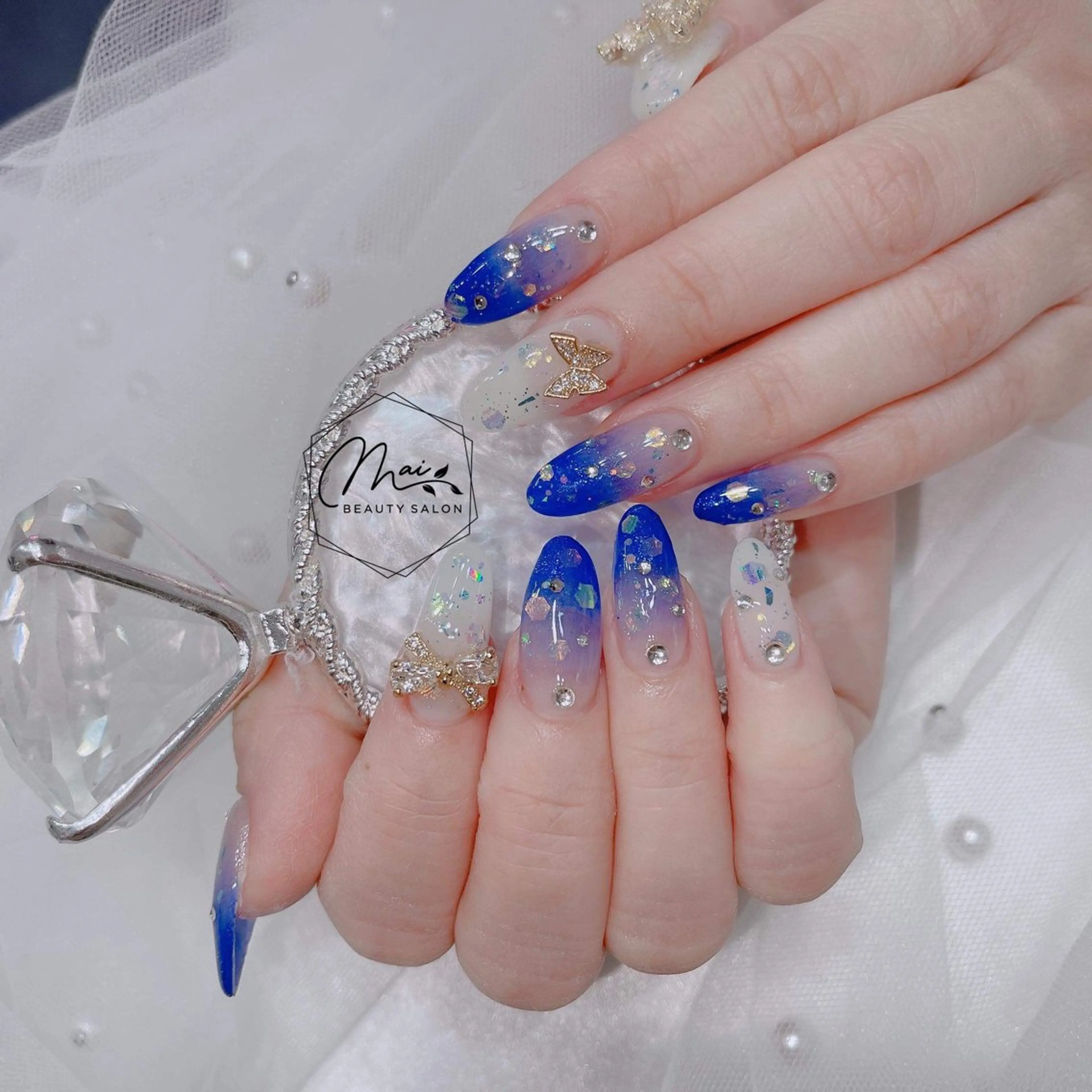 ネイル チークネイル ジェルネイル 韓国ネイル マグネットネイル パラジェル ハンドネイル Mai Beauty To  Toのネイルデザイン
