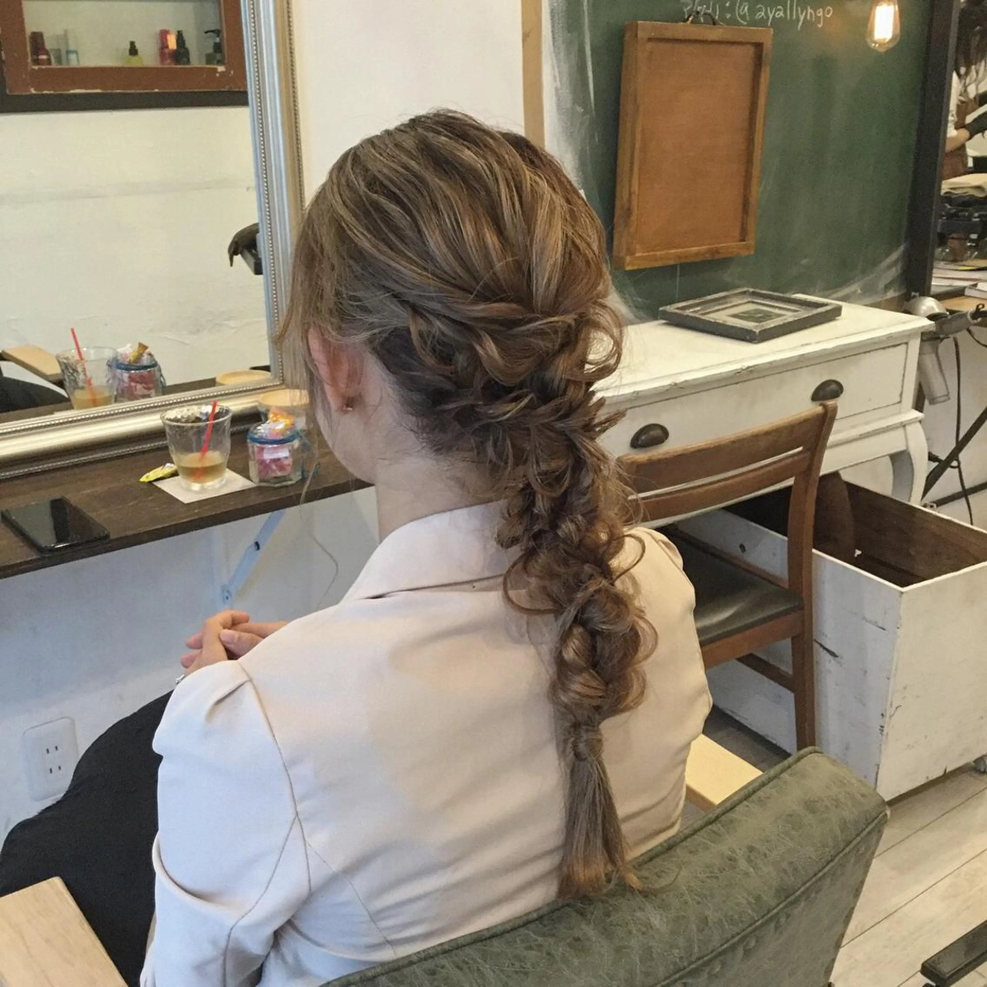 ロング カラー ヘアアレンジ 髪の悩みを解決！ 那須達敦のヘアスタイル