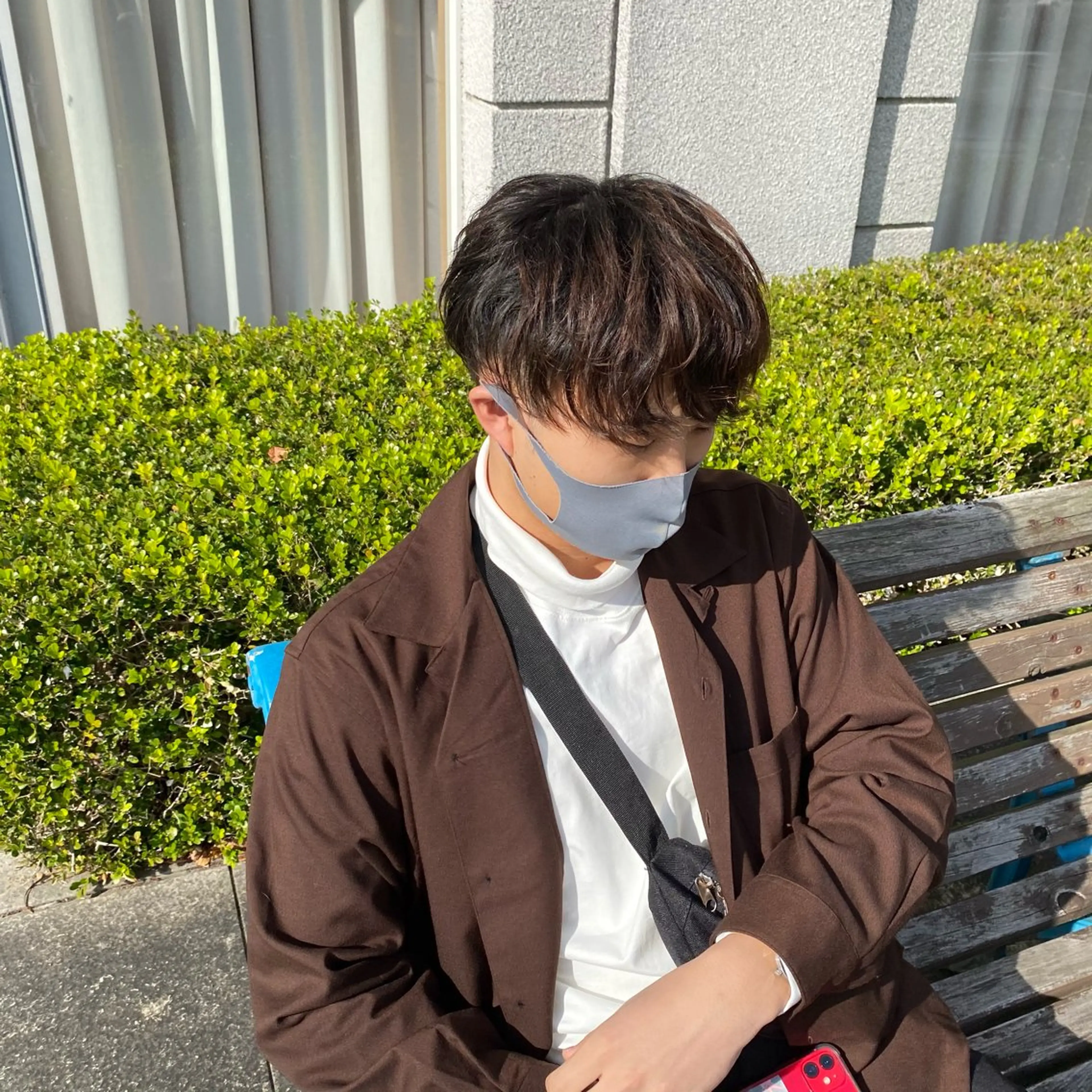 メンズ マッシュ カット 👑パーマ支持 No.1👑松田力也のヘアスタイル