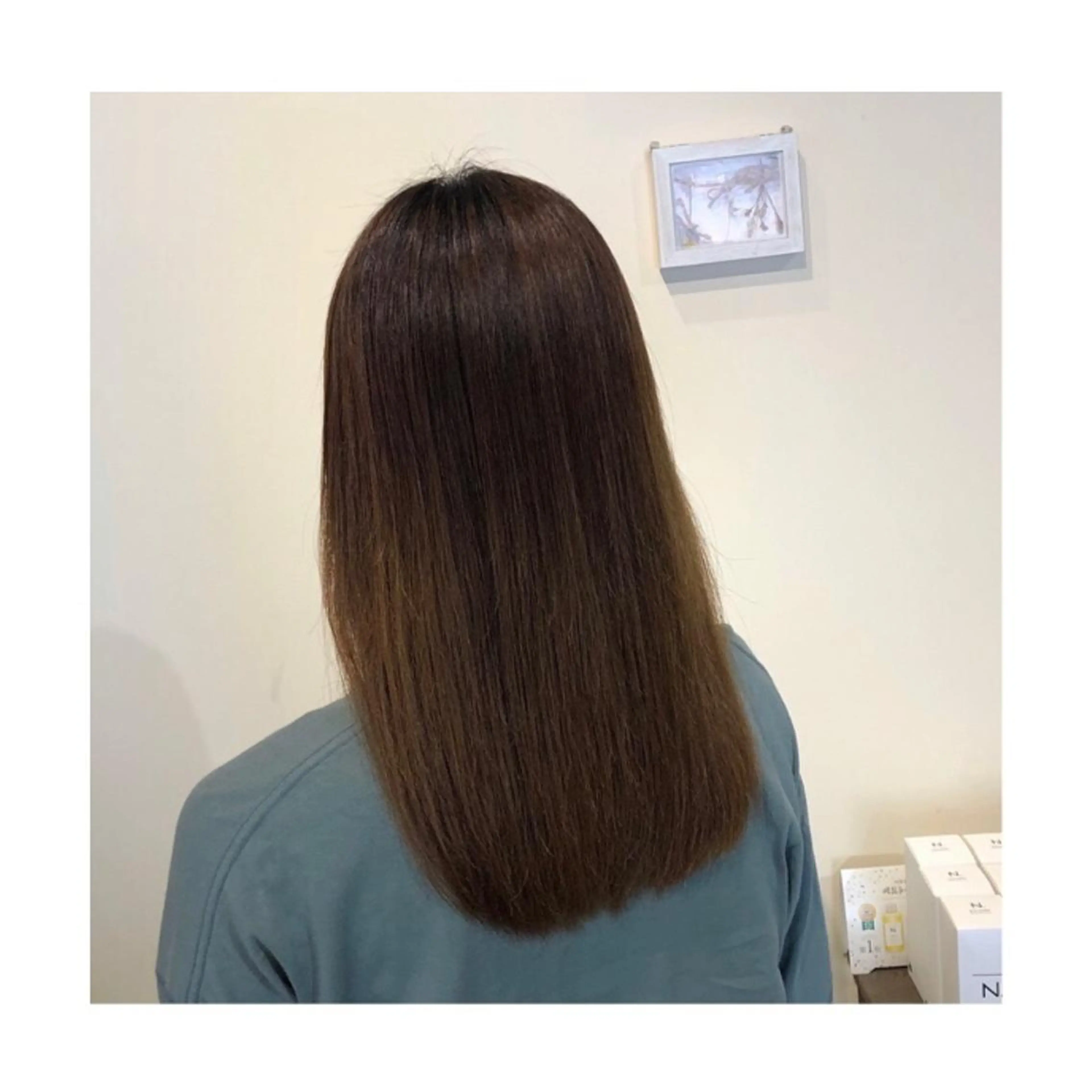 ロング 縮毛矯正 ❁⃘ ち だ り さ ❁⃘のヘアスタイル