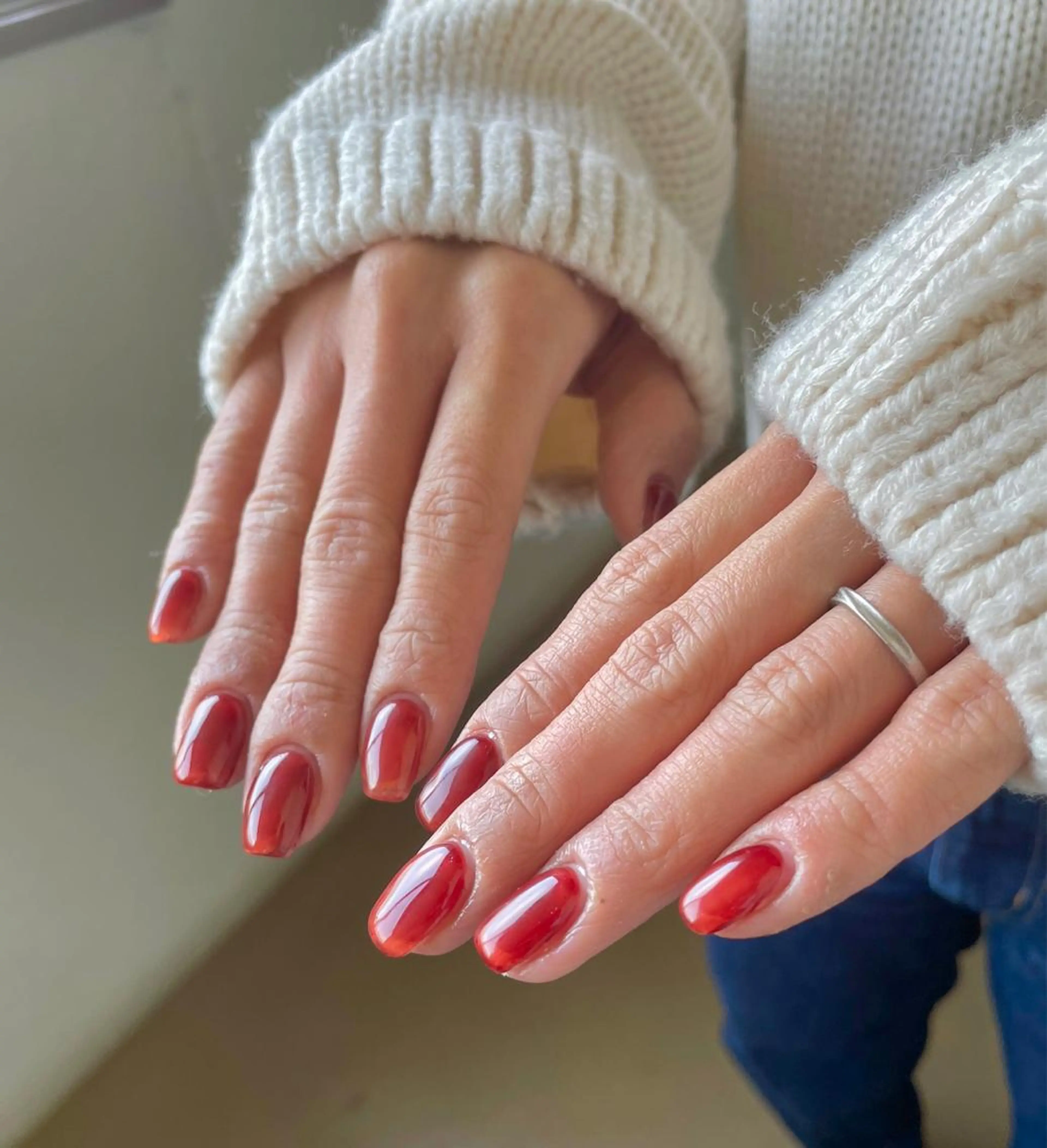 ネイル クリアネイル フラッシュネイル 氷ネイル・うるうるネイル ロングネイル マグネットネイル Ri-e's nailのネイルデザイン