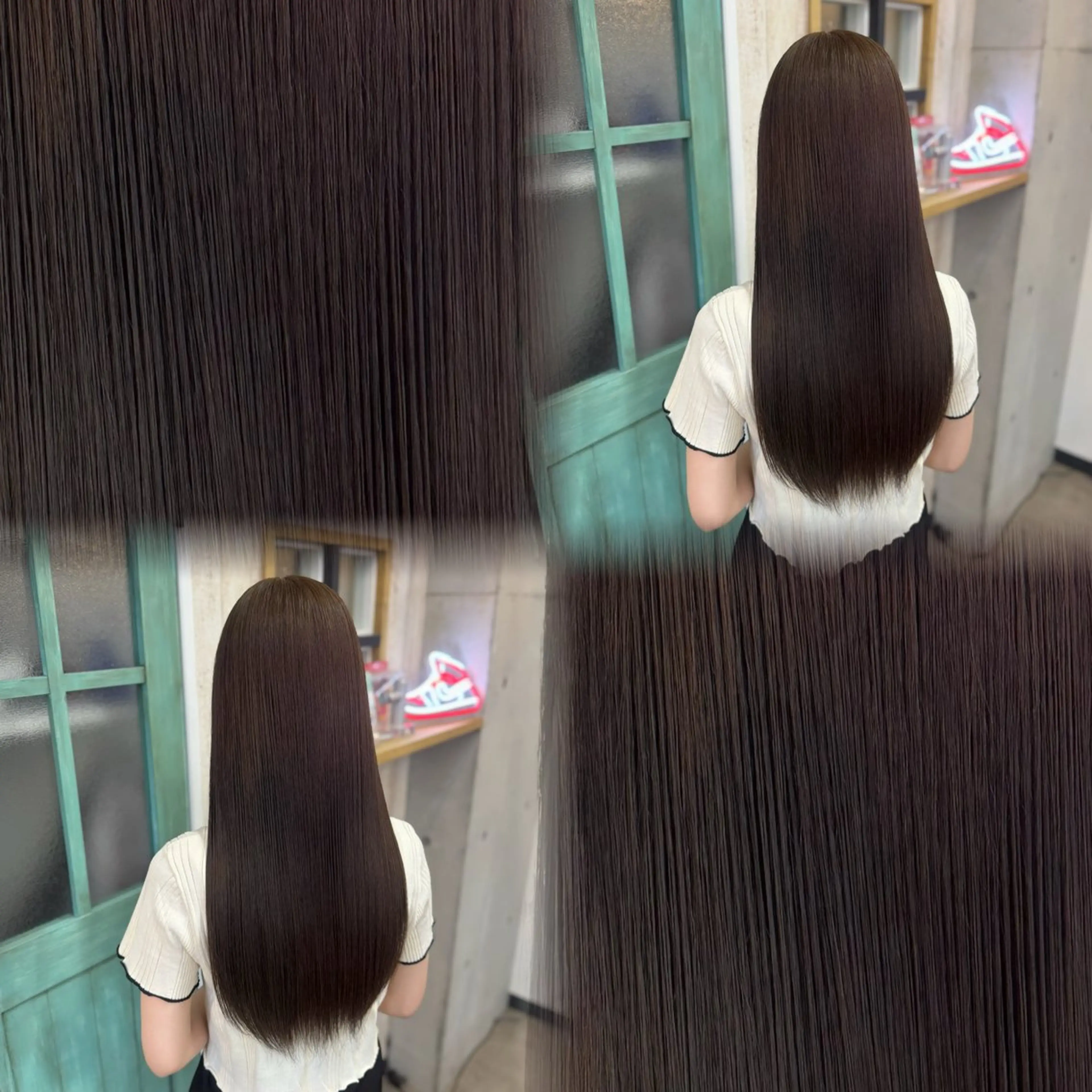 ロング カラー ヘアカラー トリートメント 髙橋 李里亜のヘアスタイル