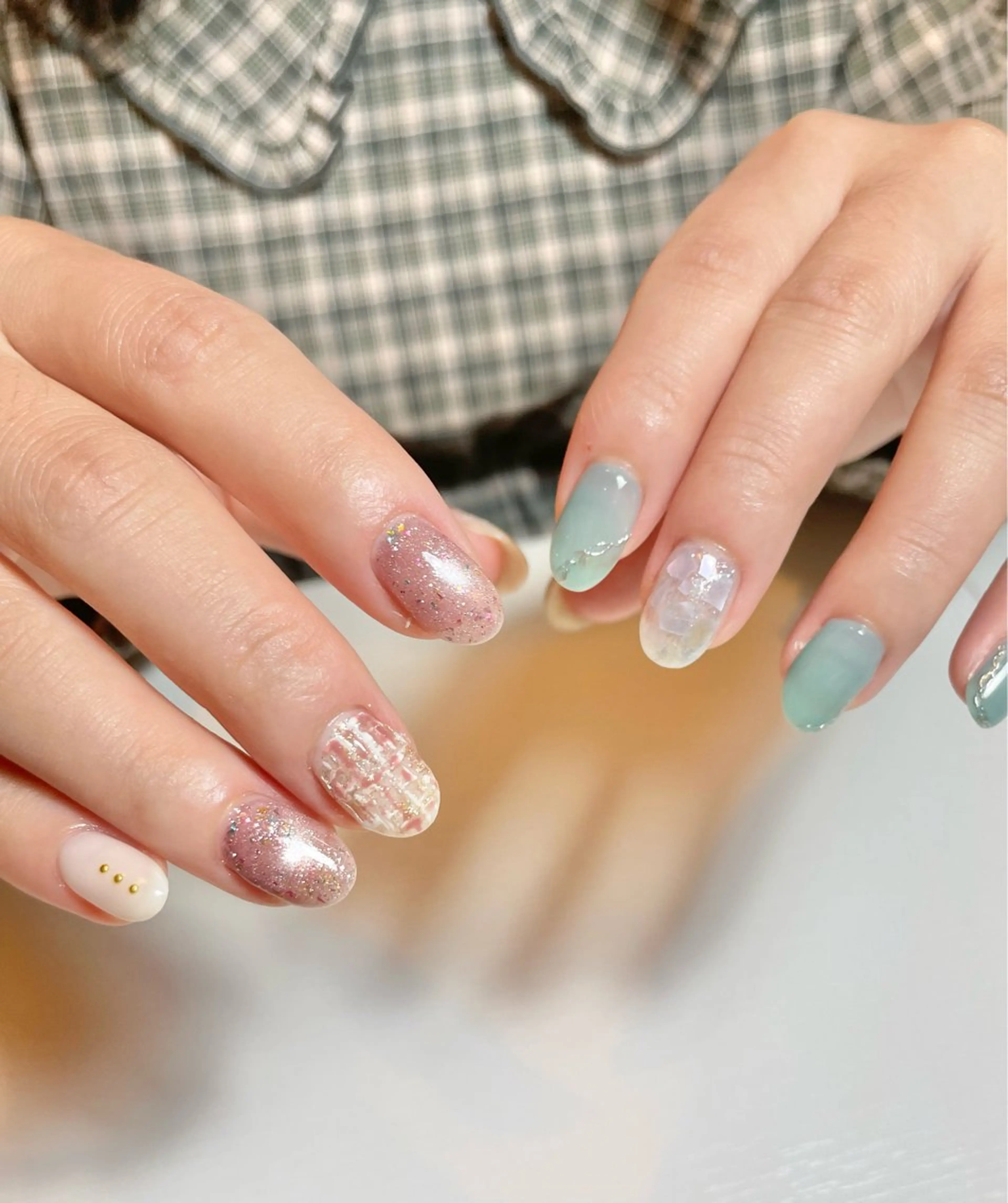 ネイル ツイードネイル co_ nailのネイルデザイン