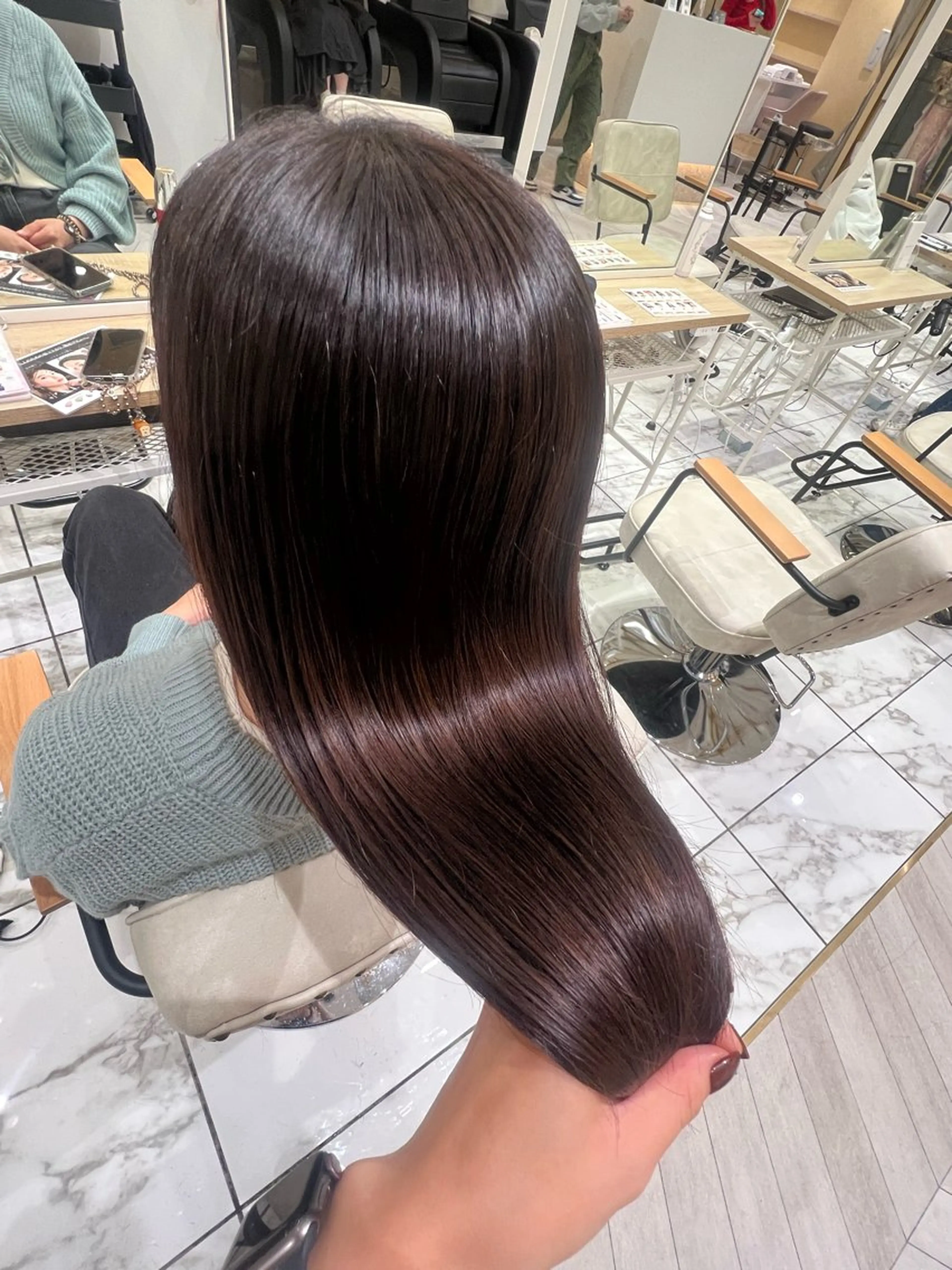 セミロング ヘアカラー トリートメント 学生人気no.1 🦋ナツミのヘアスタイル
