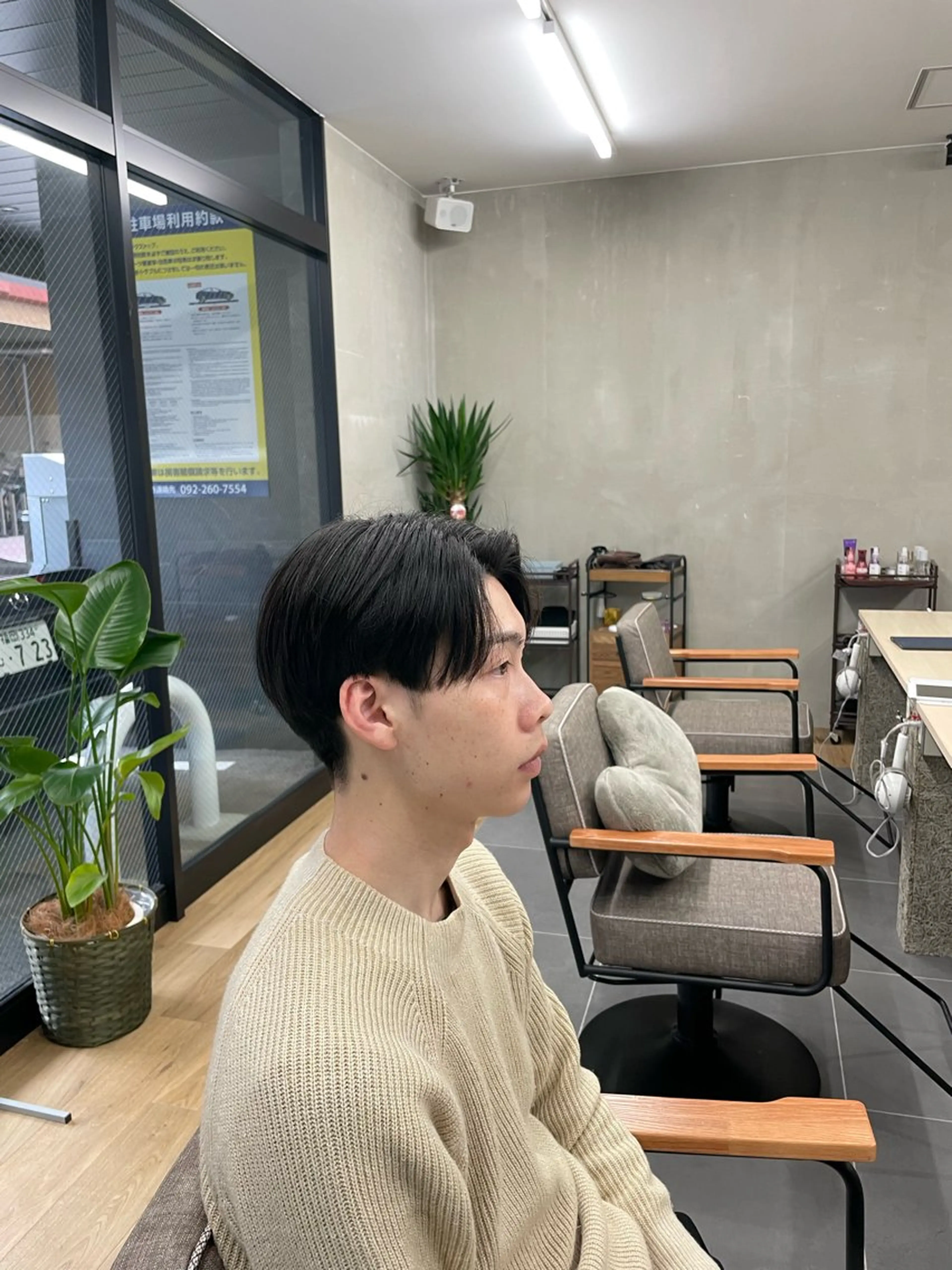 メンズ カット 遠藤 健登のヘアスタイル