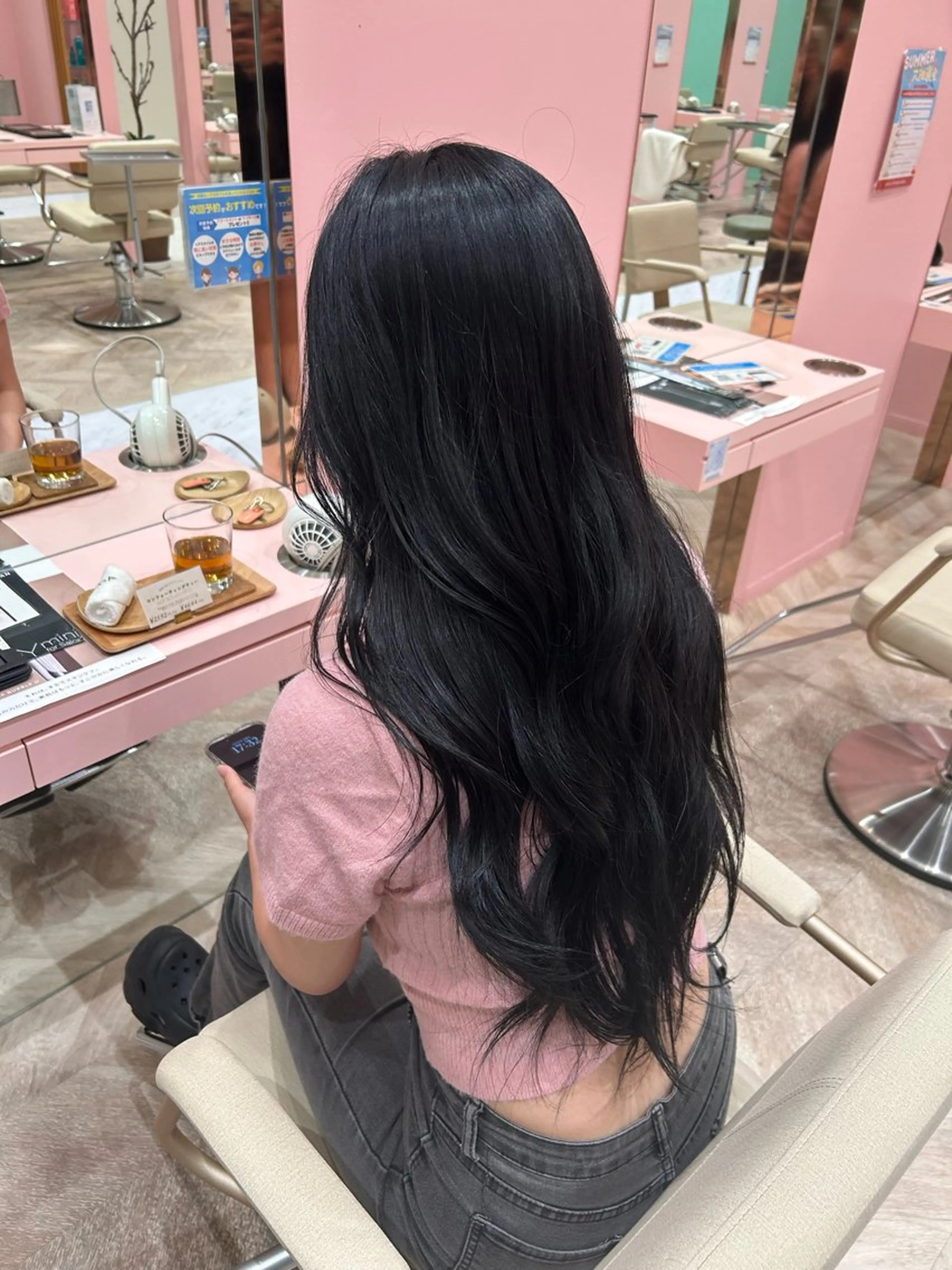 ロング ヘアカラー 山 崎のヘアスタイル