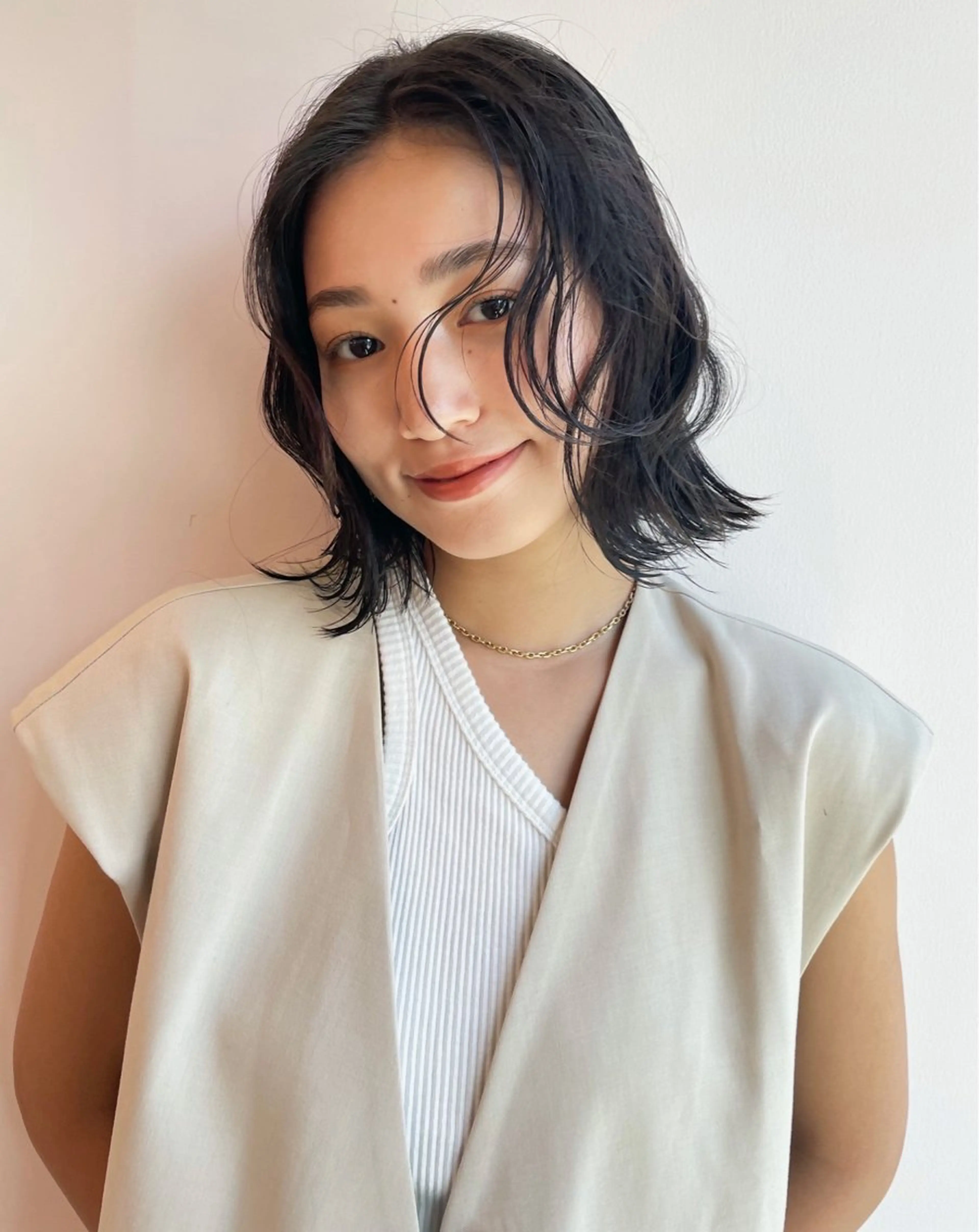 ミディアム wixy mimi所属・ボブ/透明感カラー 🌿栄🌿kouneのヘアスタイル