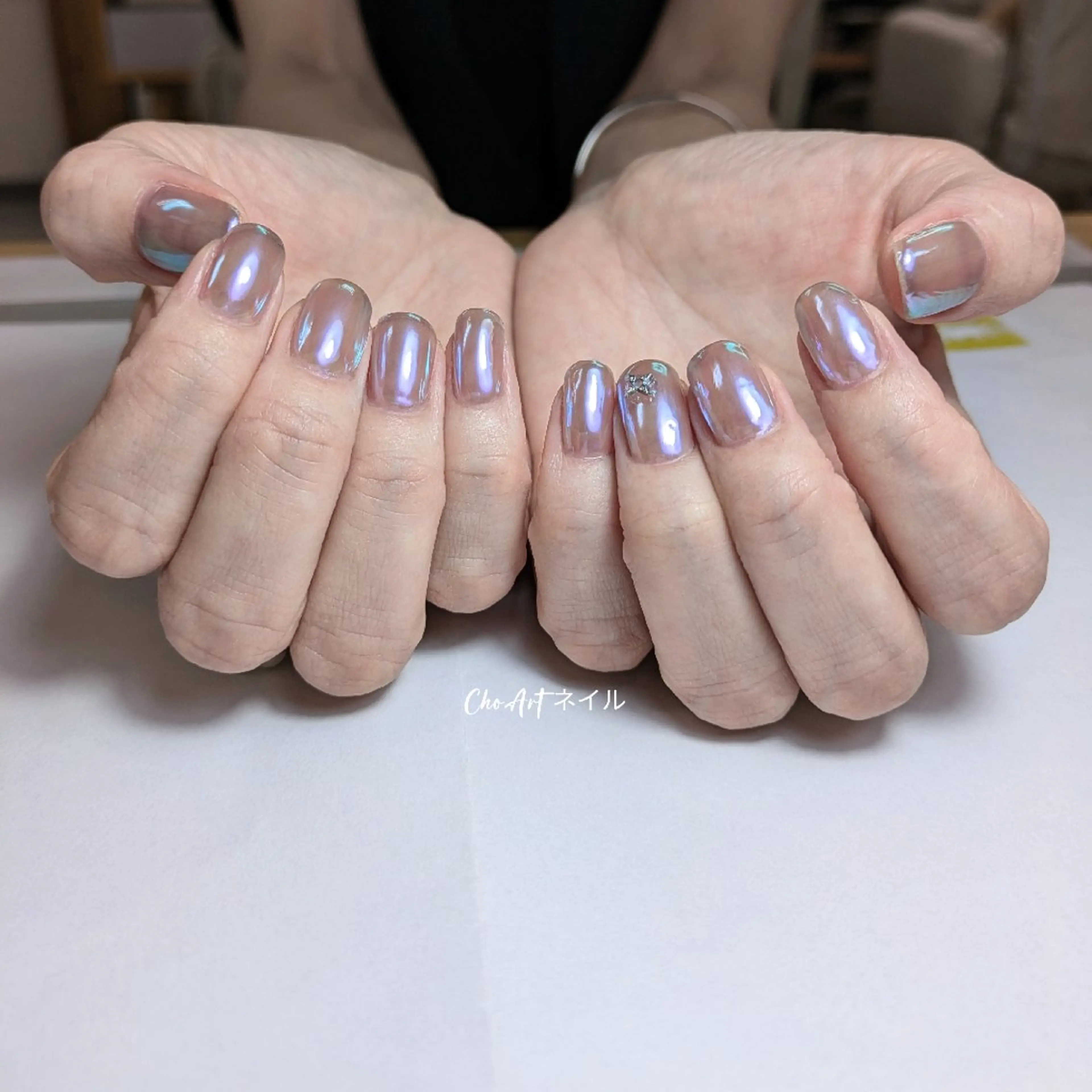 ネイル アートネイル オーロラネイル ジェルネイル 持ち込み ニュアンスネイル Cho Artネイル所属・Cho Art ネイルのネイルデザイン